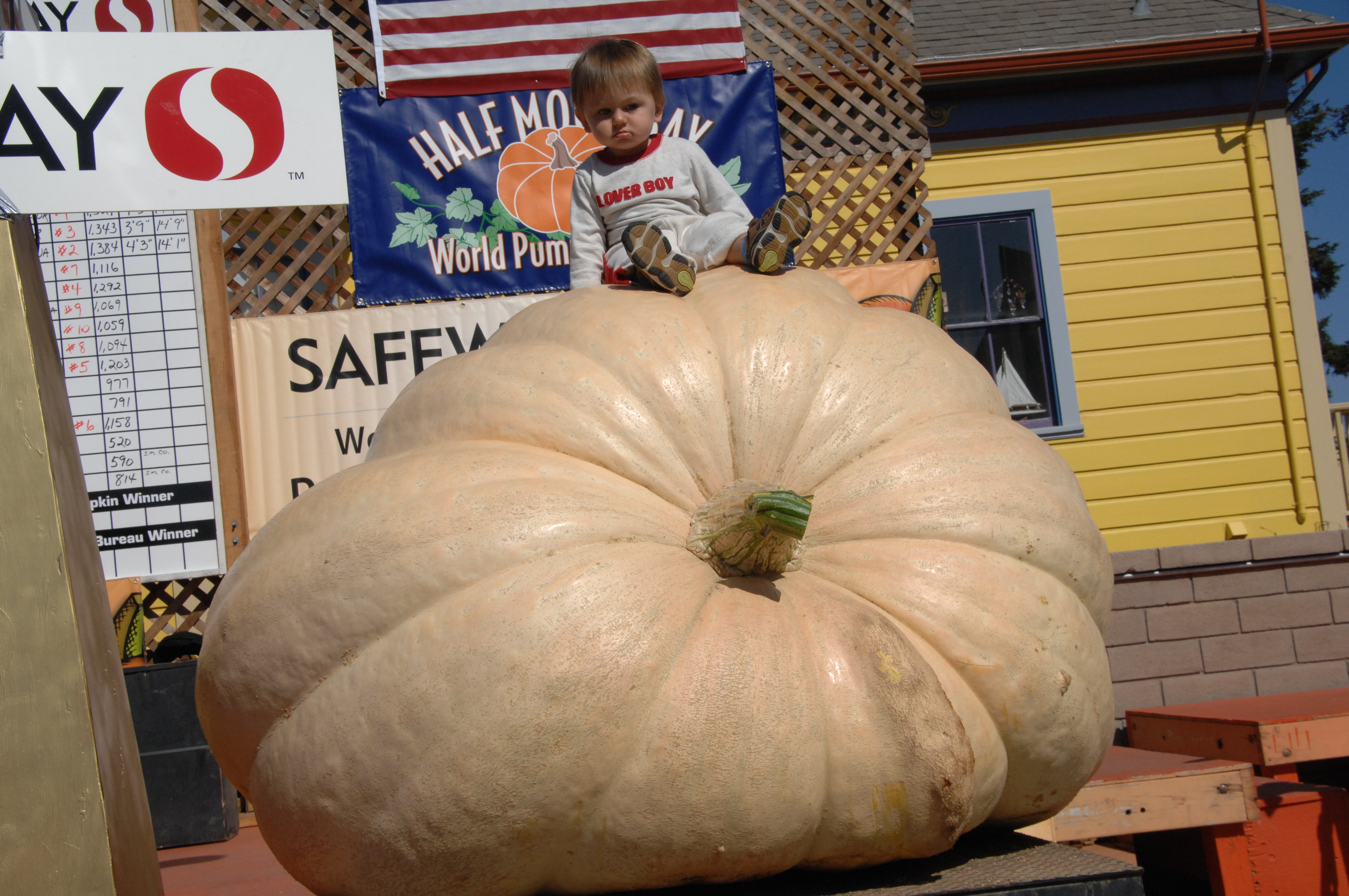 John Phillip Price age 15mo @ Half Moon Bay  Pumkin Festival (another shot also seen world wide from a API photographer) California