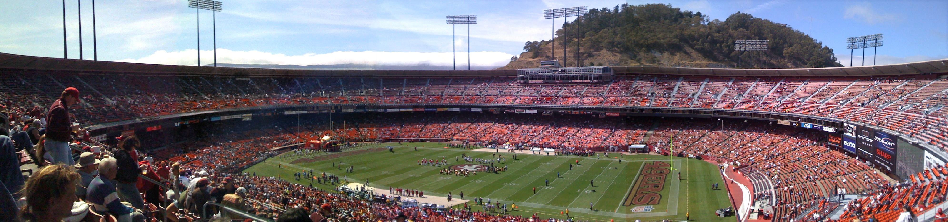 Panorama of Candlestick Park