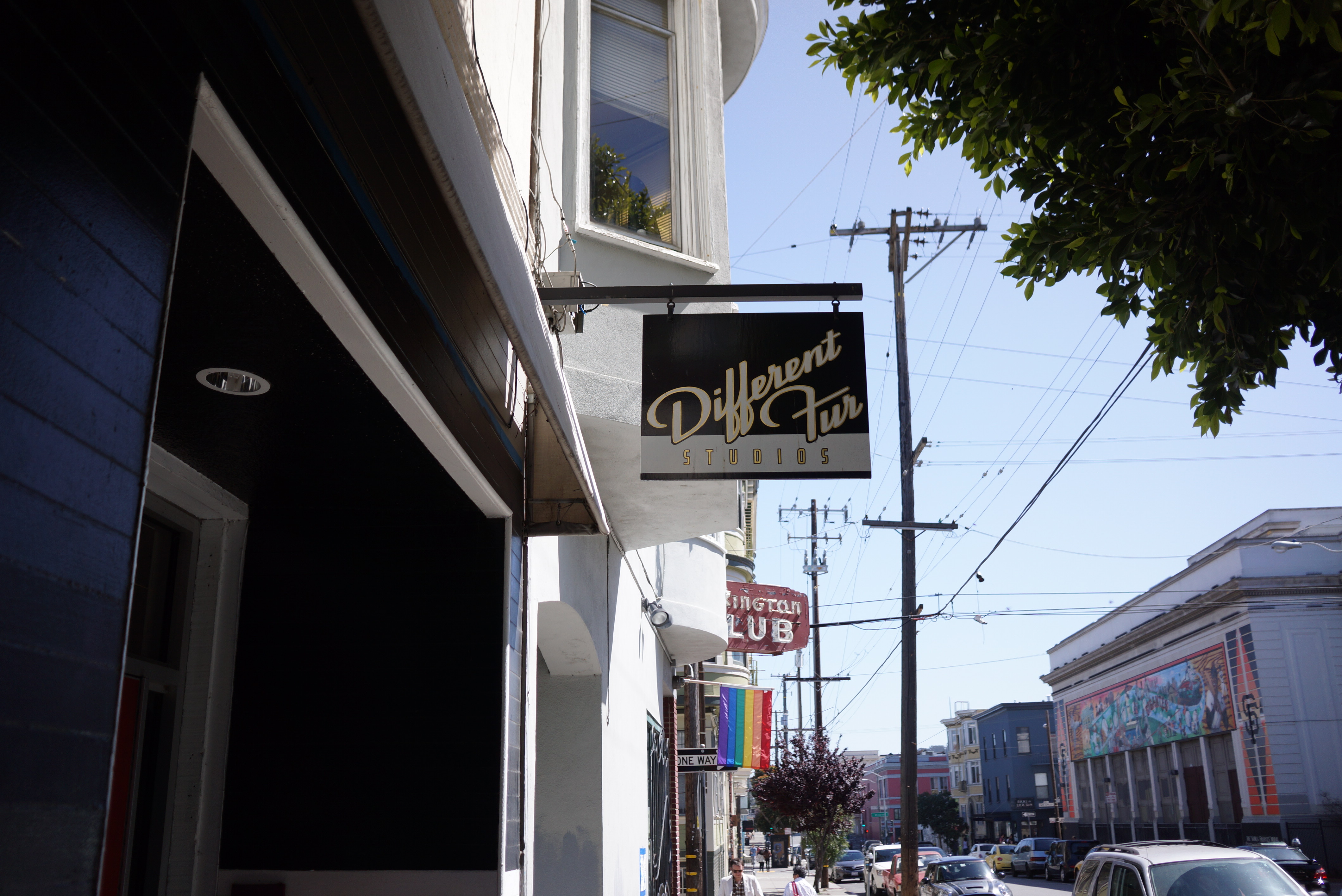 Different Fur Records Store front sign