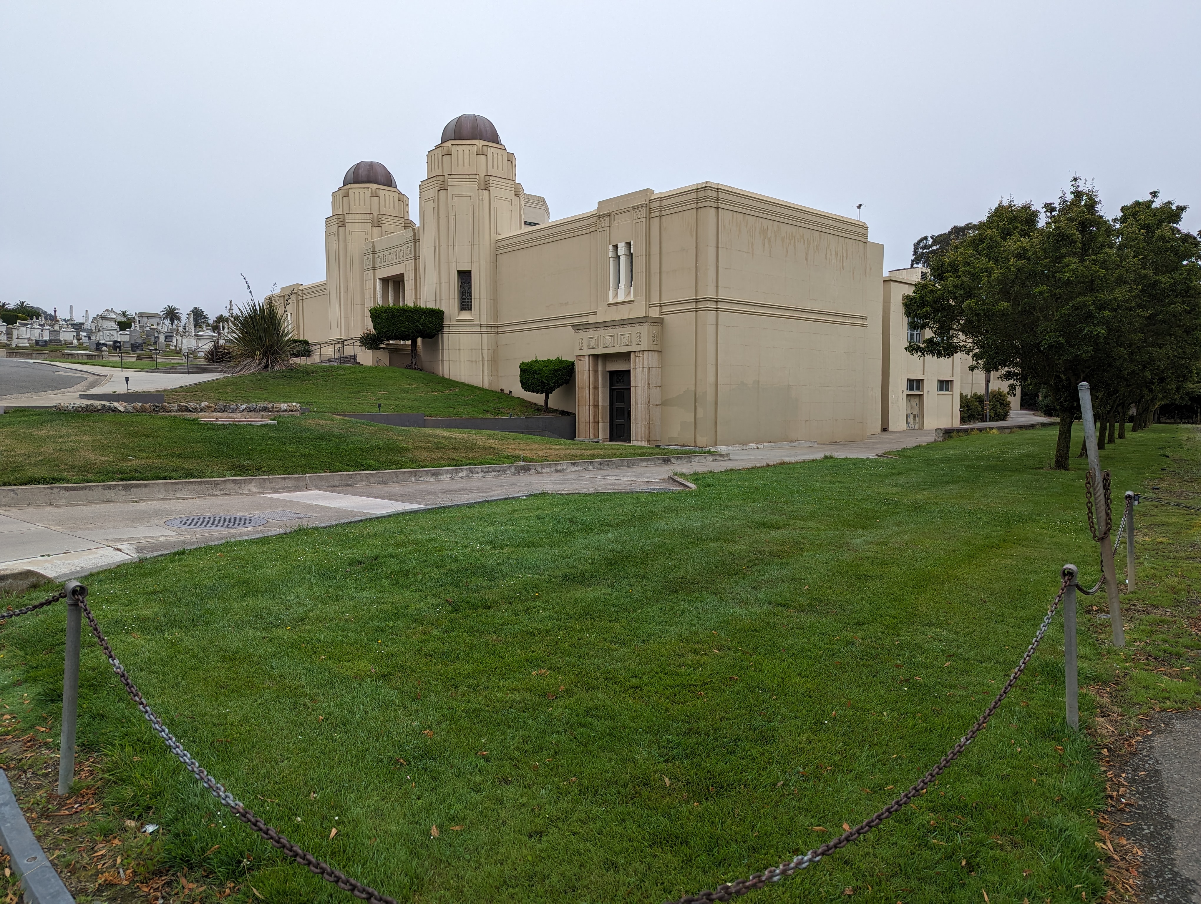 Mausoleum at Hills of Eternity in Colma