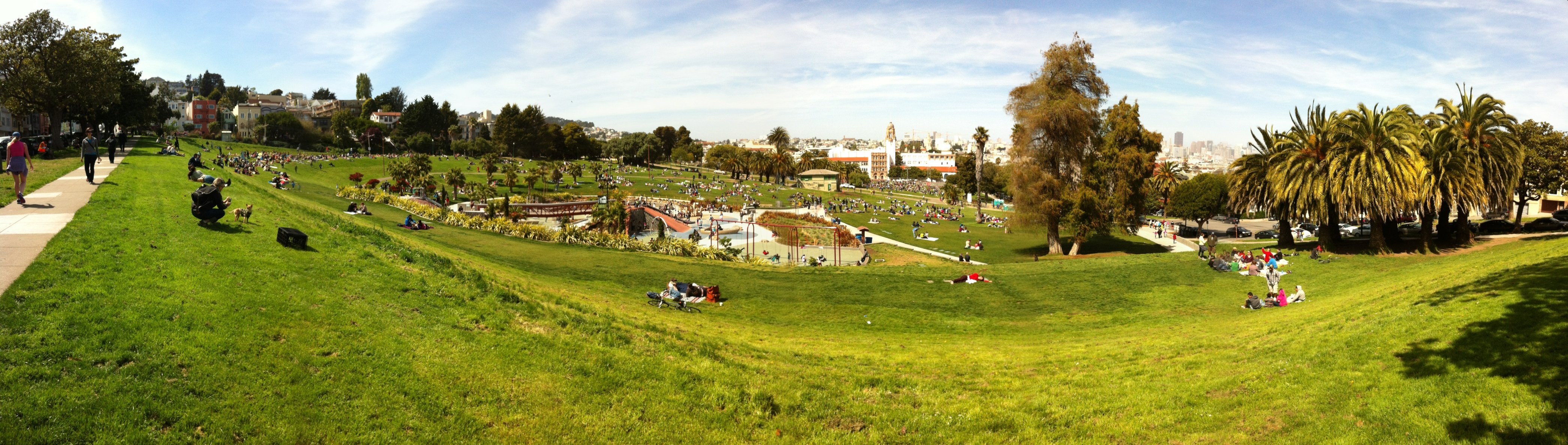 Dolores Park photo montage panorama