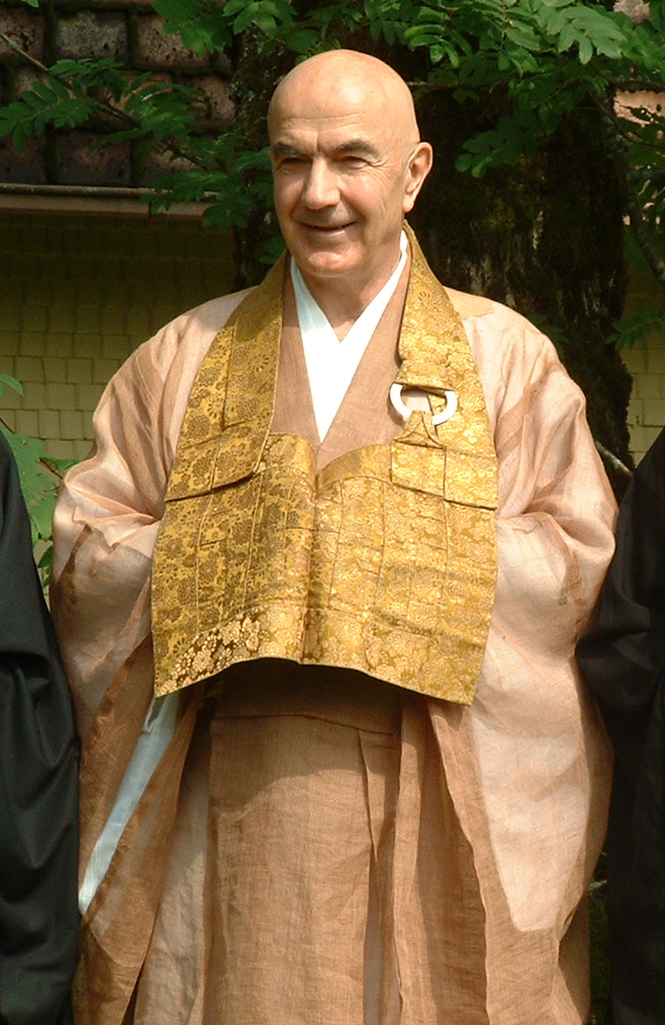 This is a photograph of Zentatsu Richard Baker-roshi taken at Johanneshof, his center in the Black Forest in Germany, in 2008