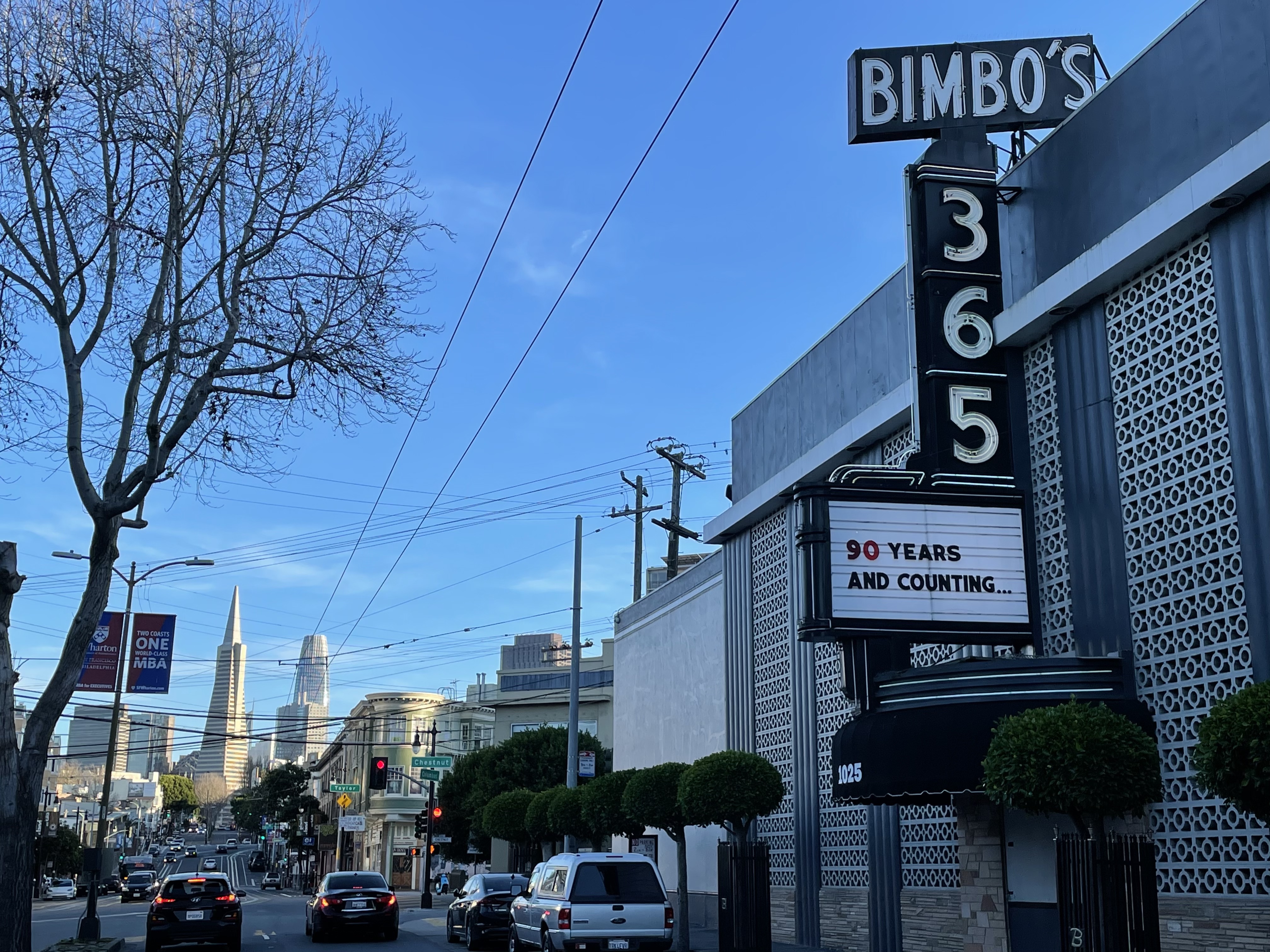 Picture of the Bimbo's Marquee