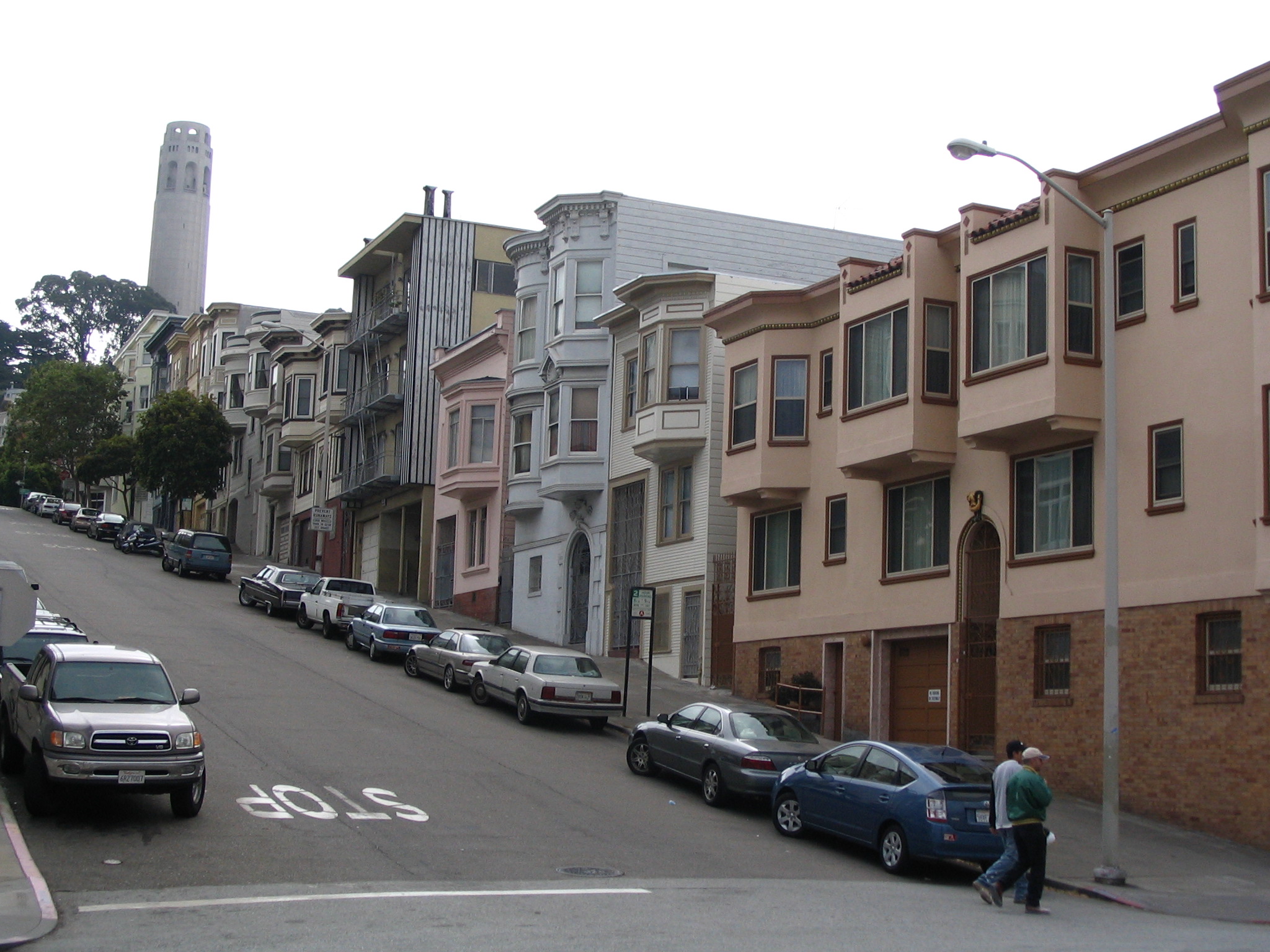 Coit Tower on Telegraph Hill in San Francisco