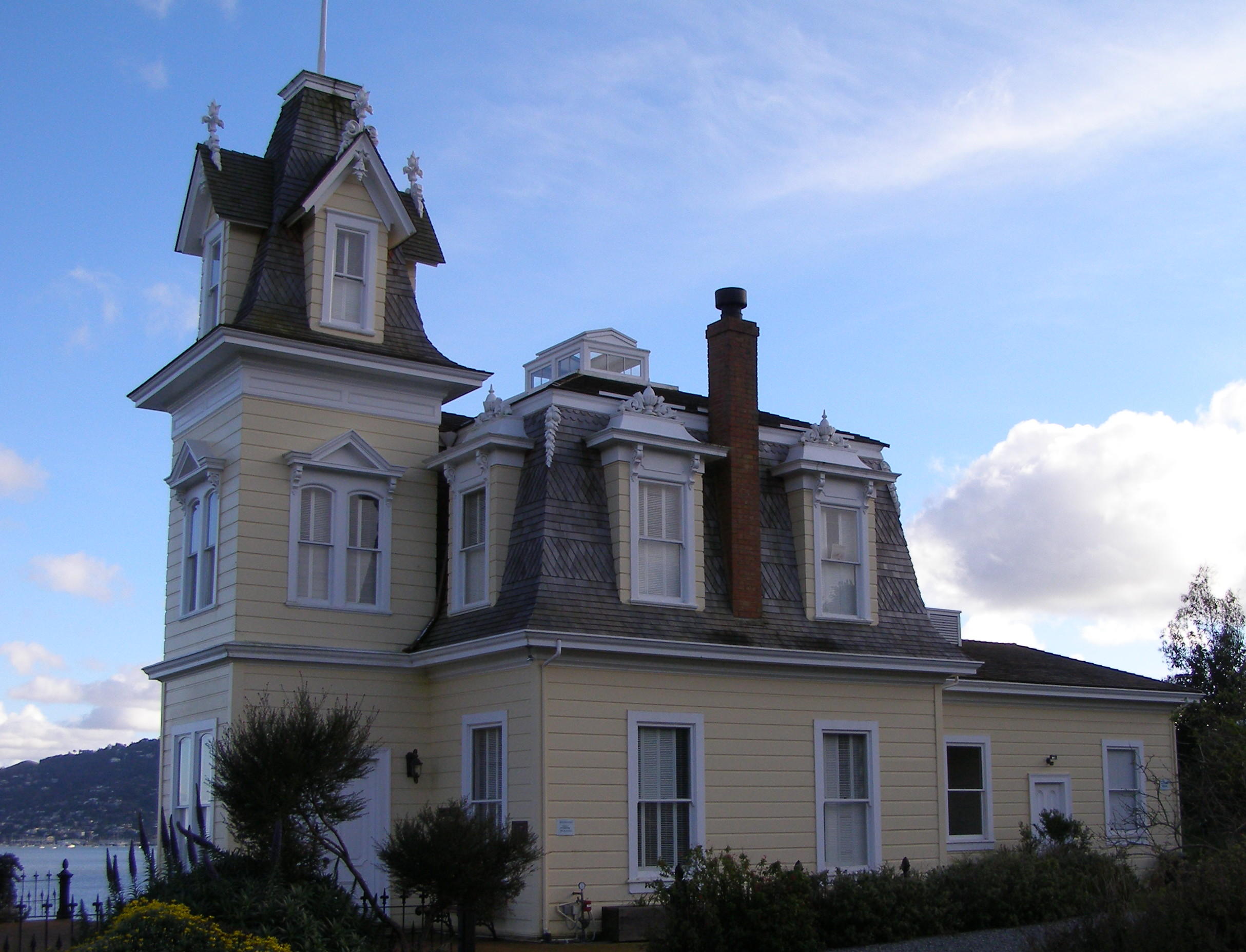 Lyford House, built 1876, Richardson Bay, California.