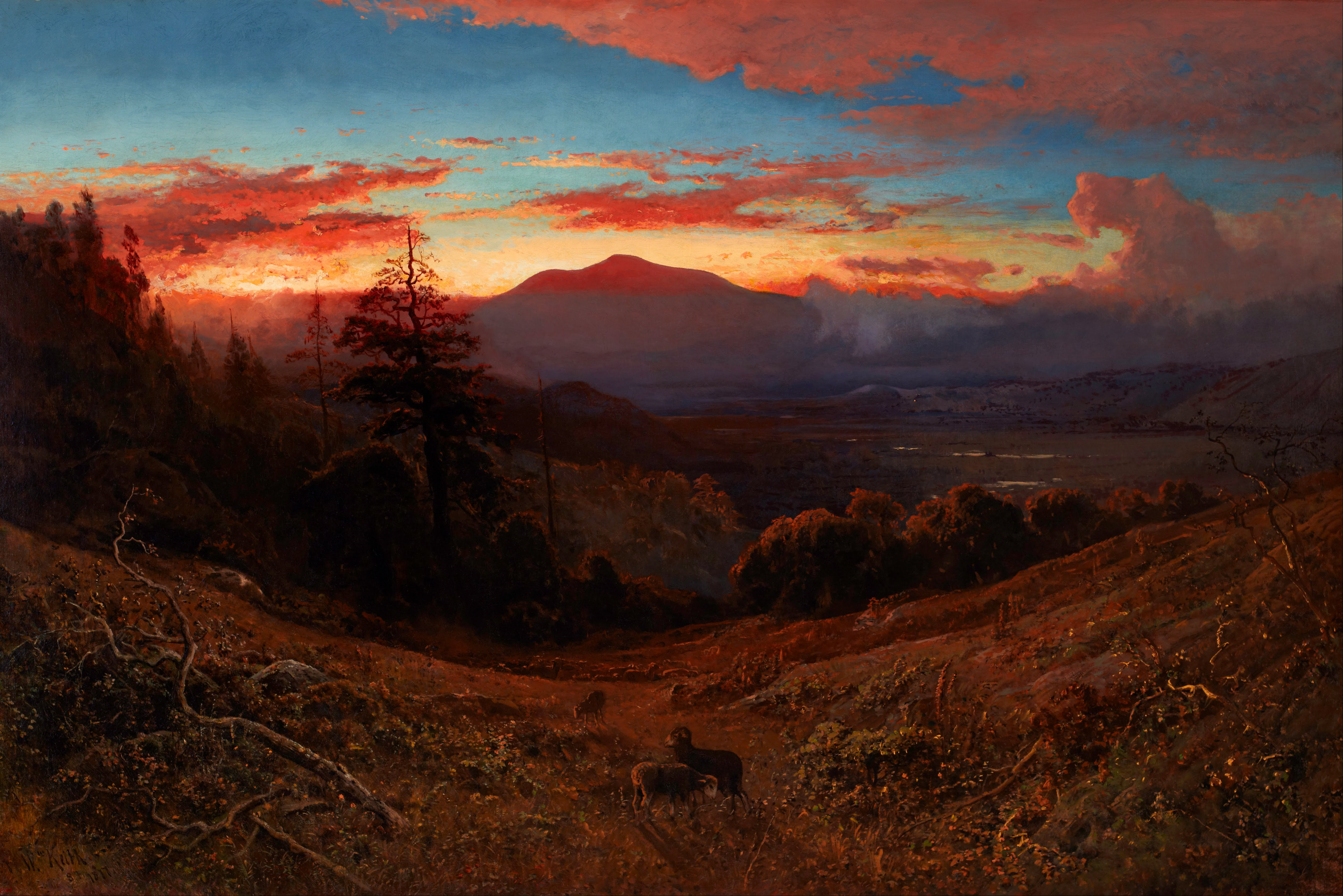 William Keith - Sunset on Mount Diablo (Marin Sunset) - Google Art Project.jpg