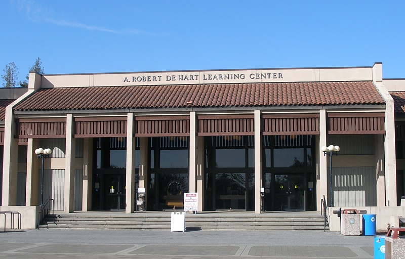 The A. Robert De Hart Learning Center (essentially a college library) at De Anza College in Cupertino, California.