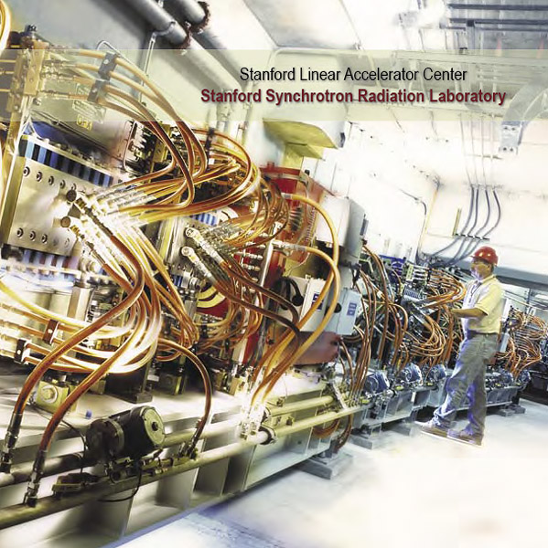 Image taken from a 2007 SSRL brochure showing in the inside of the accelerator ring.