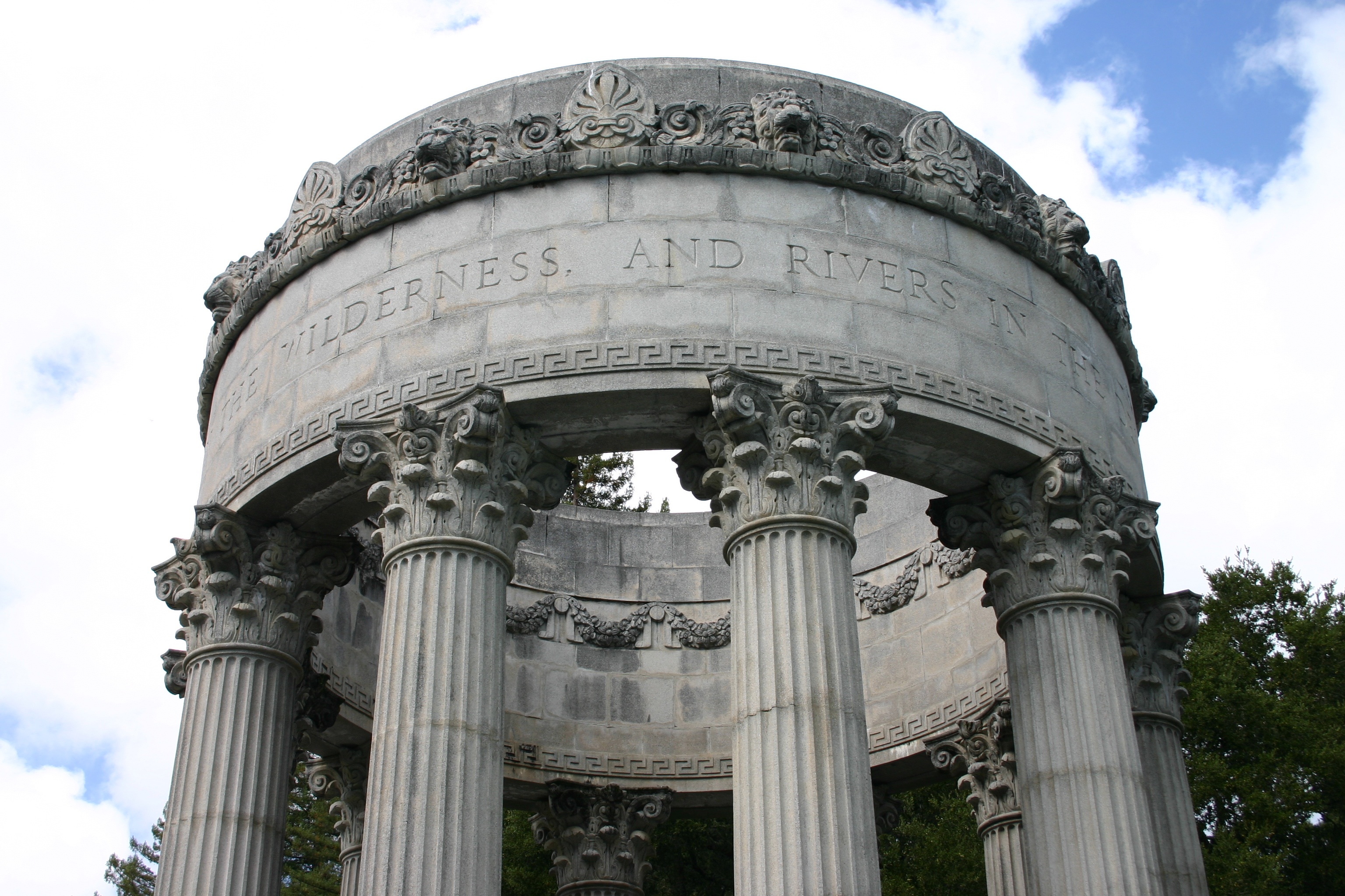 Pulgas Water Temple (built 1938) in Woodside, California 
Located at the terminus of the Hetch Hetchy aqueduct.