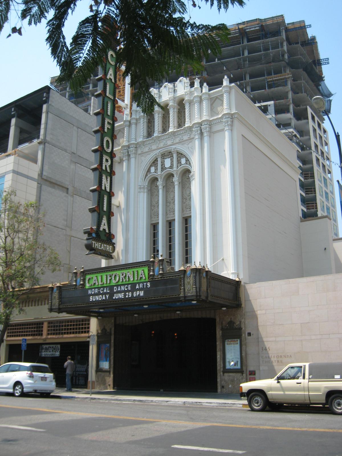 345 South First Street, San Jose, CA
1200 Seats
Architect Weeks &amp; Day
Built 1927
THSA Conclave 2008

cinematreasures.org/theater/667/