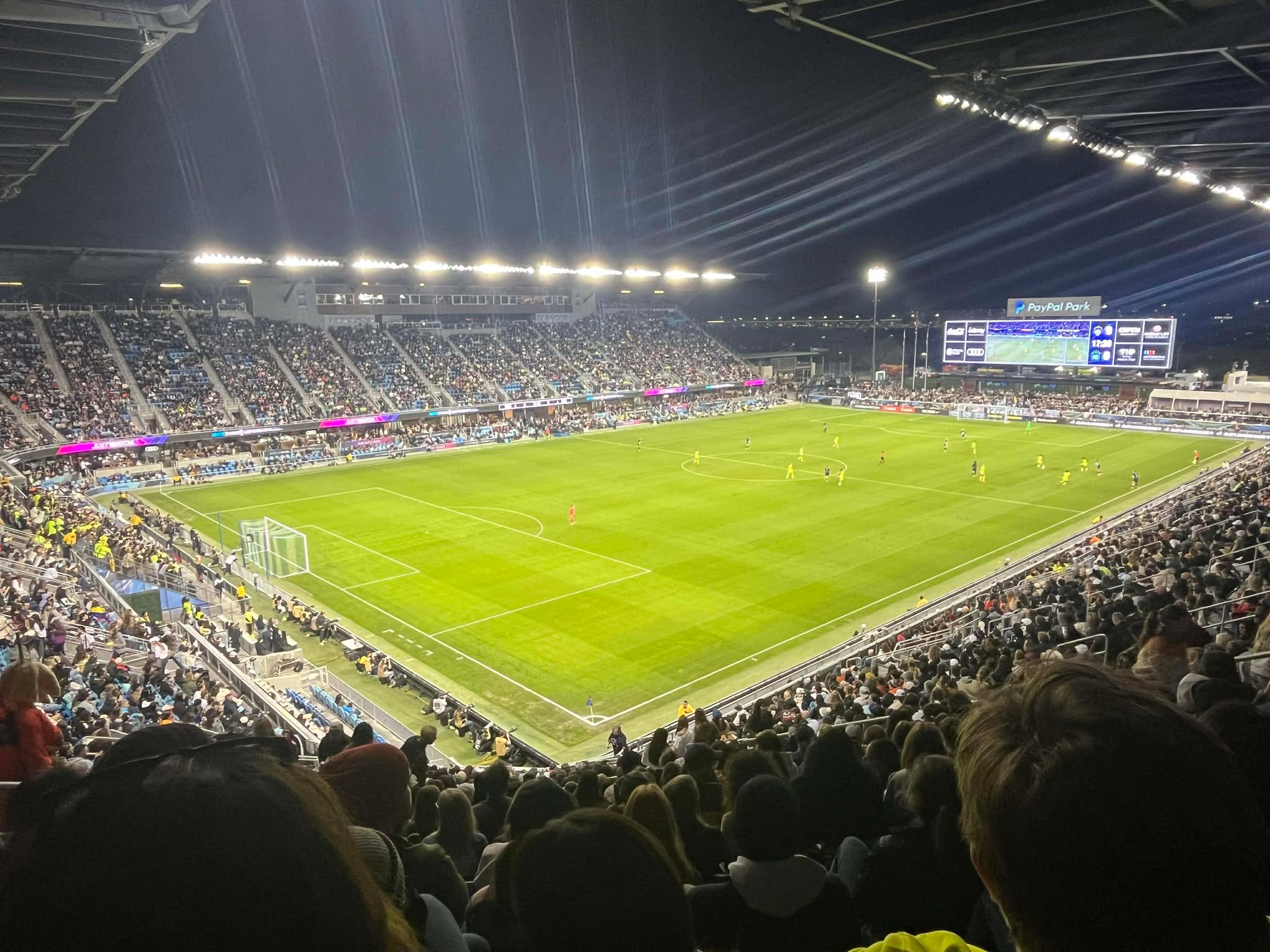 The 2025 NWSL Championship match between Gotham FC and the Washington Spirit at PayPal Park in San Jose, California, USA.