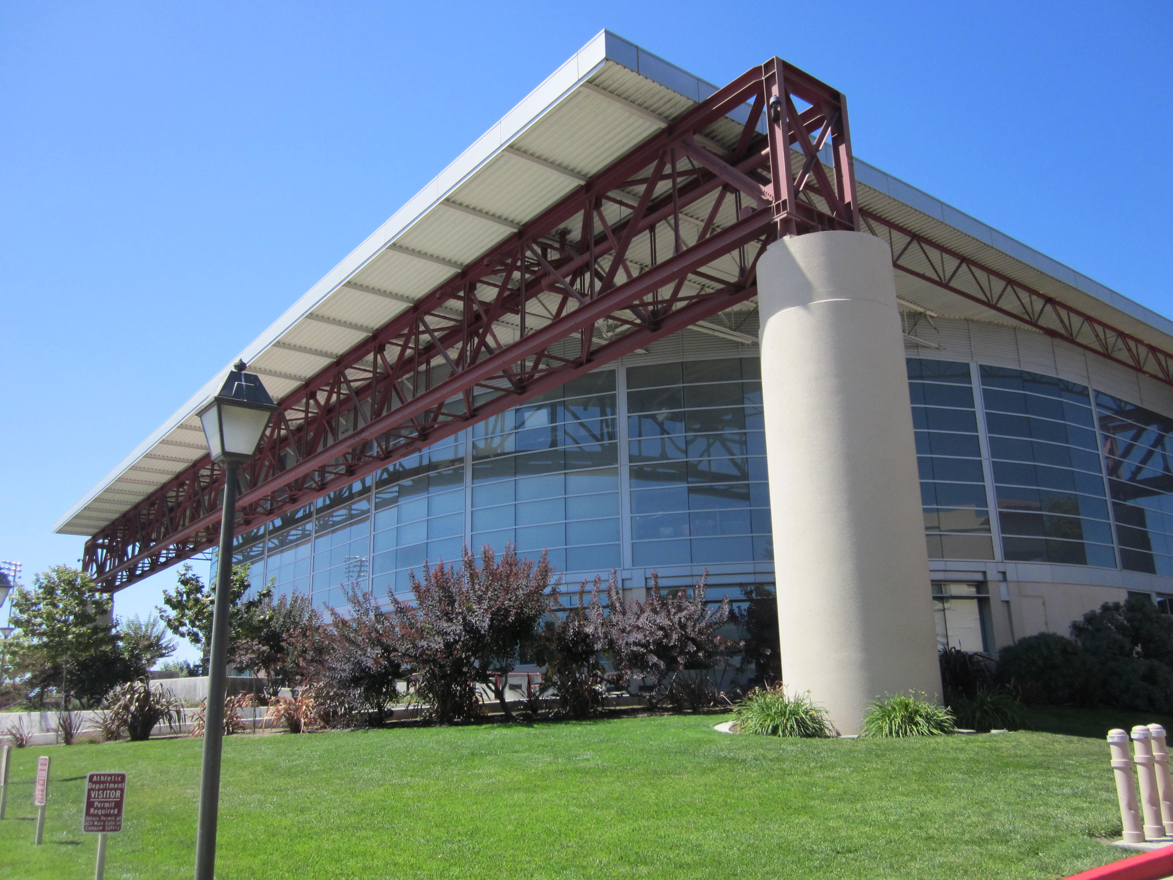 The Leavey Center on the Santa Clara University campus in Santa Clara, California.