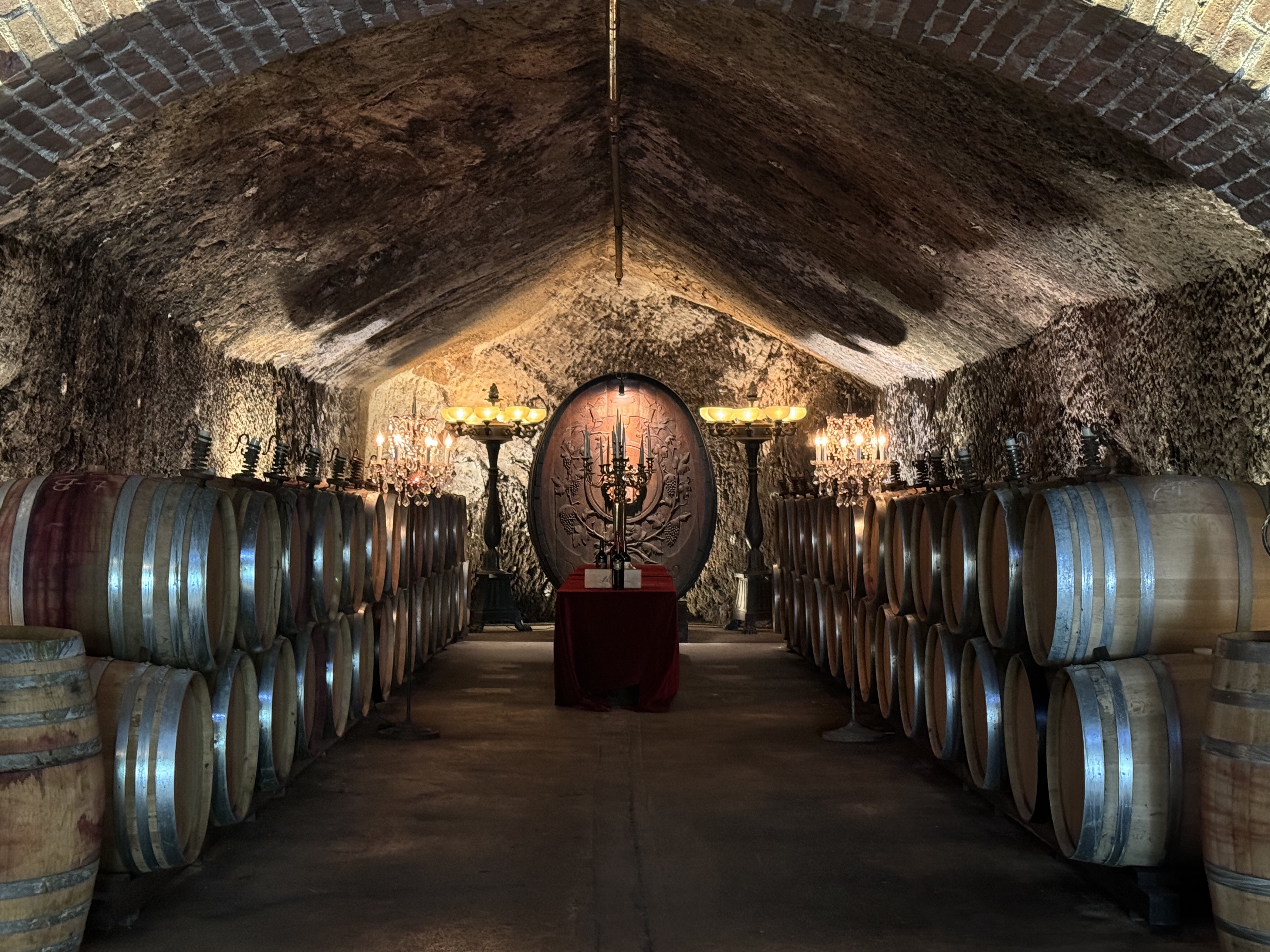 Wine cave at Buena Vista Winery