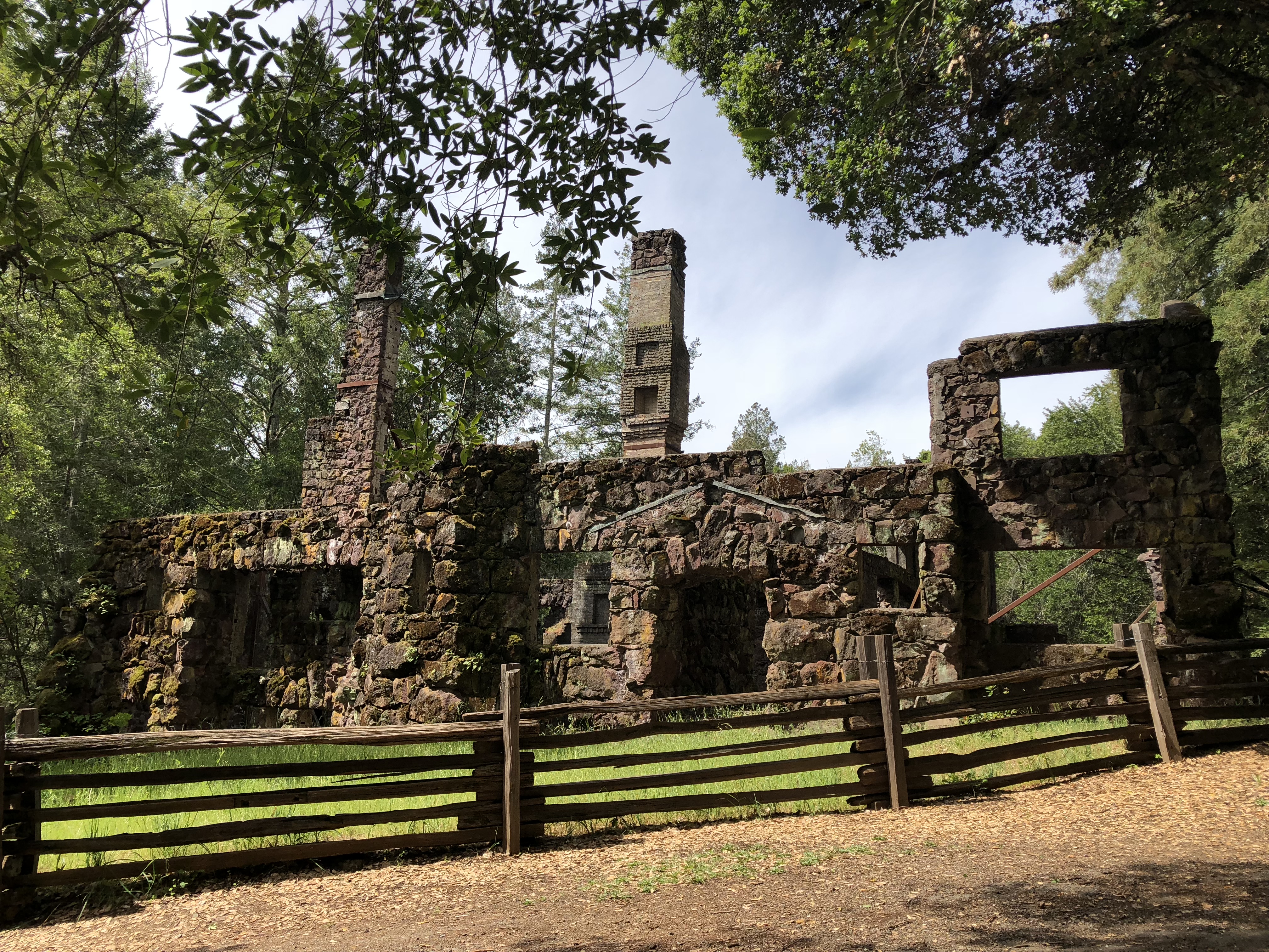 at Jack London State Historic Park in Glen Ellen, California
