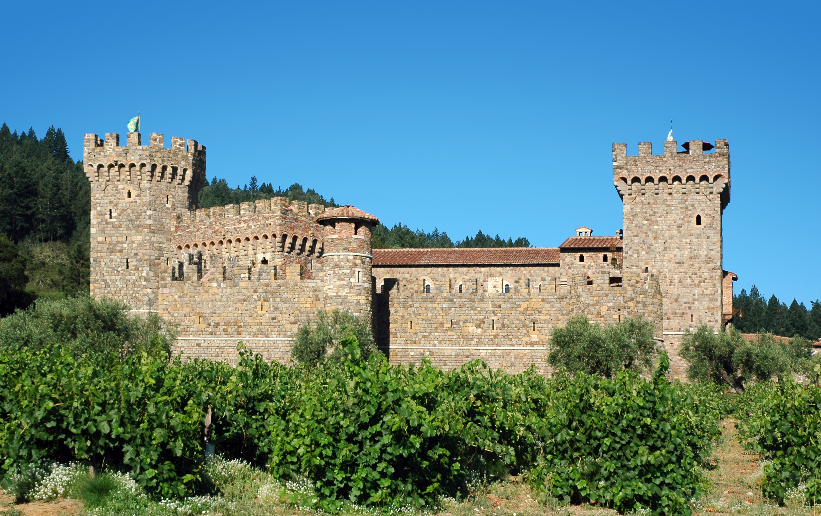 Castello di Amorosa in Napa Valley, California.