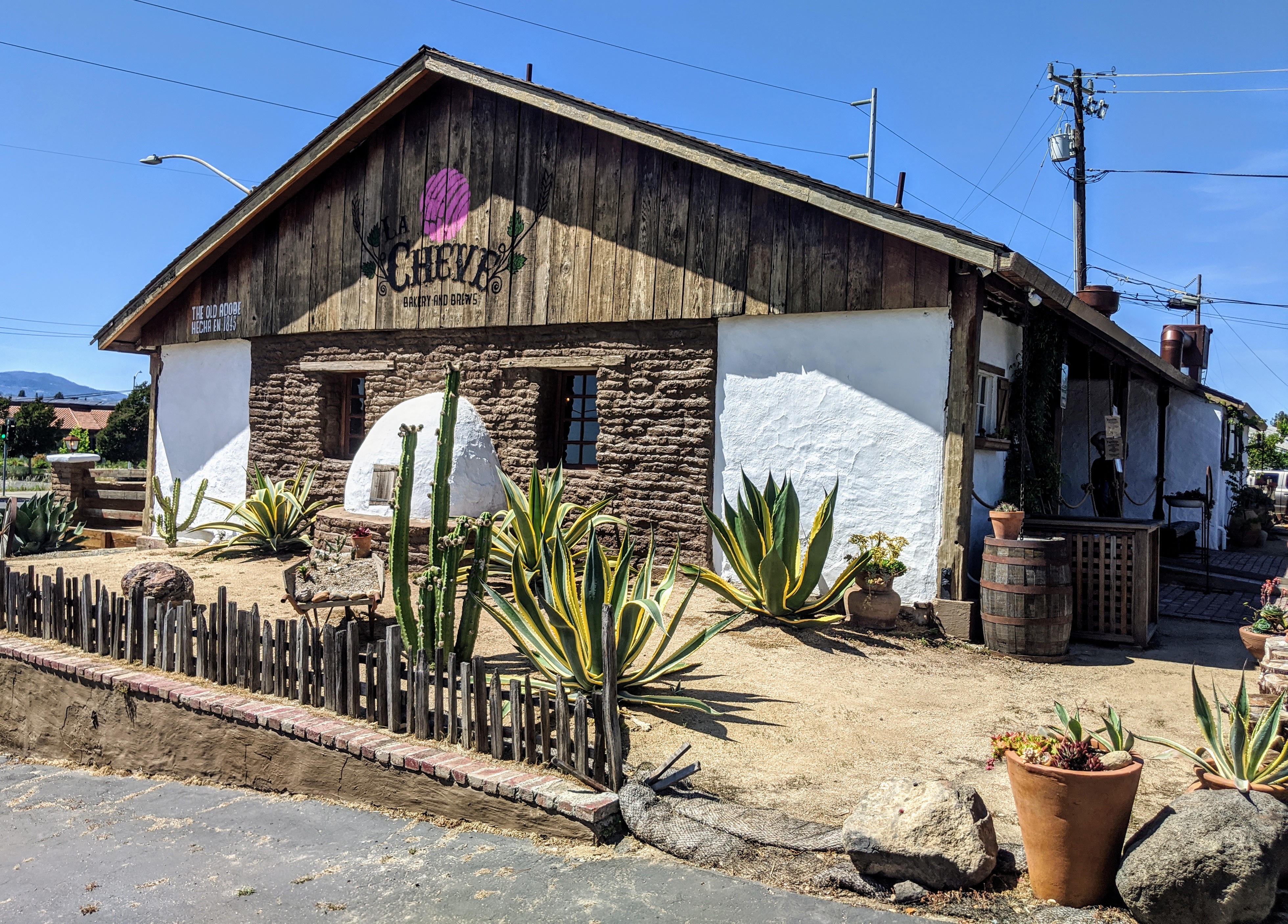 The Cayetano Juarez Adobe in Napa, California, built in 1845.