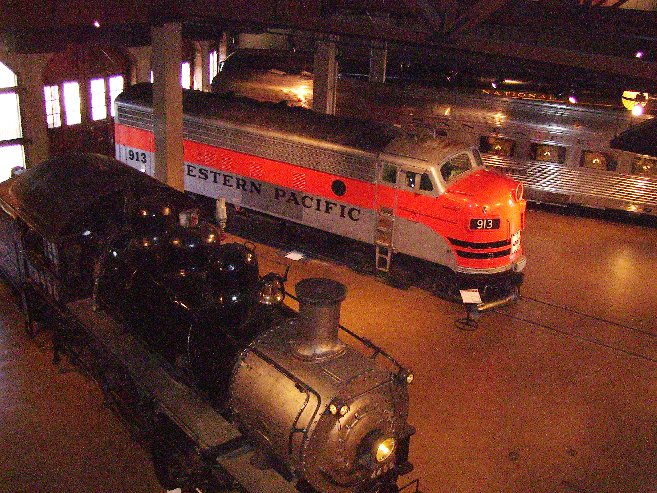 This is my 2008 photo of the California State Railroad Museum.
