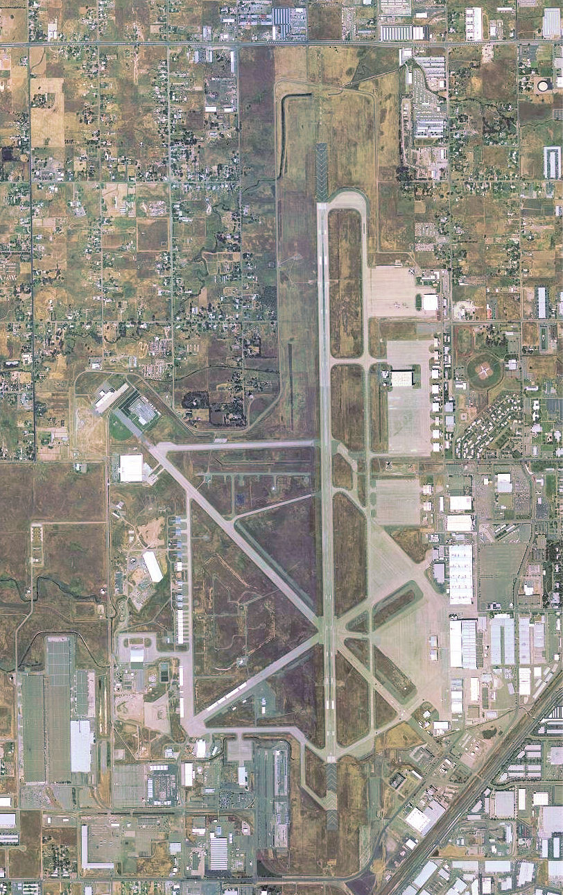 Aerial image of McClellan Air Force Base, California