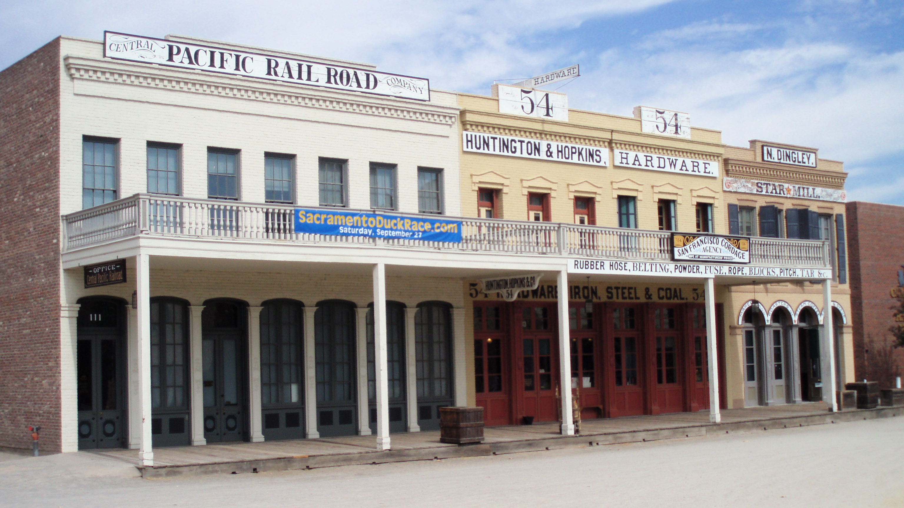 The Big Four House (also known as the Big Four Building), built circa 1852–1855, originally housed the Huntington, Hopkins &amp; Company Hardware Store and the Stanford Brothers Warehouse.  The building was refurbished in the Italian Renaissance style during the early 1880s.  Eventually the structure was relocated to the Old Sacramento Historic District during the 1960s.