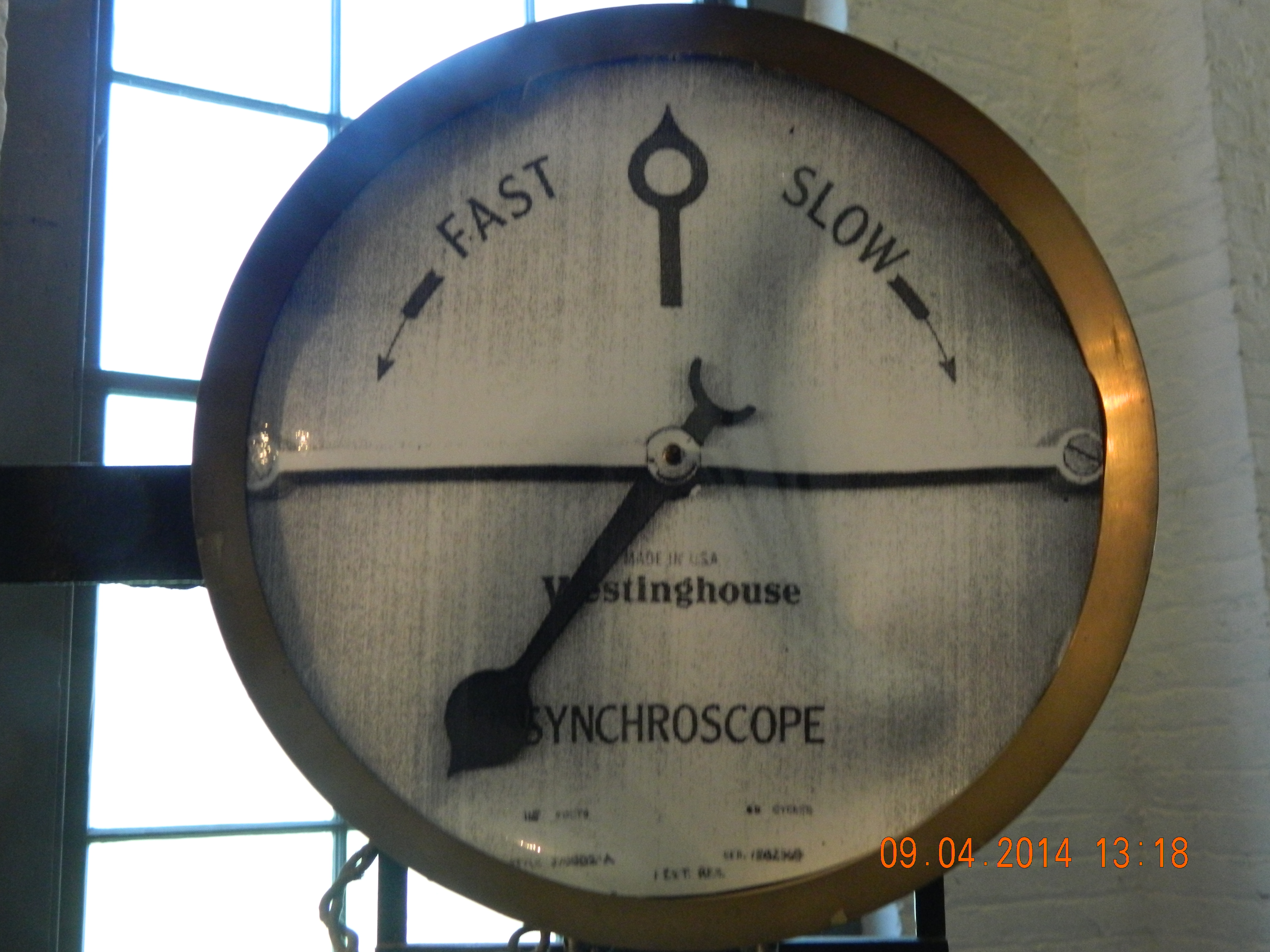 Folsom Powerhouse State Historic Park Synchroscope