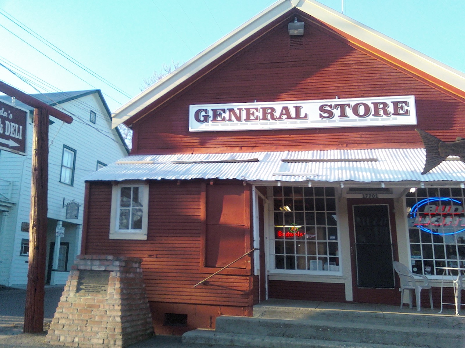 The general store at Knights Ferry in Stanislaus County, California.