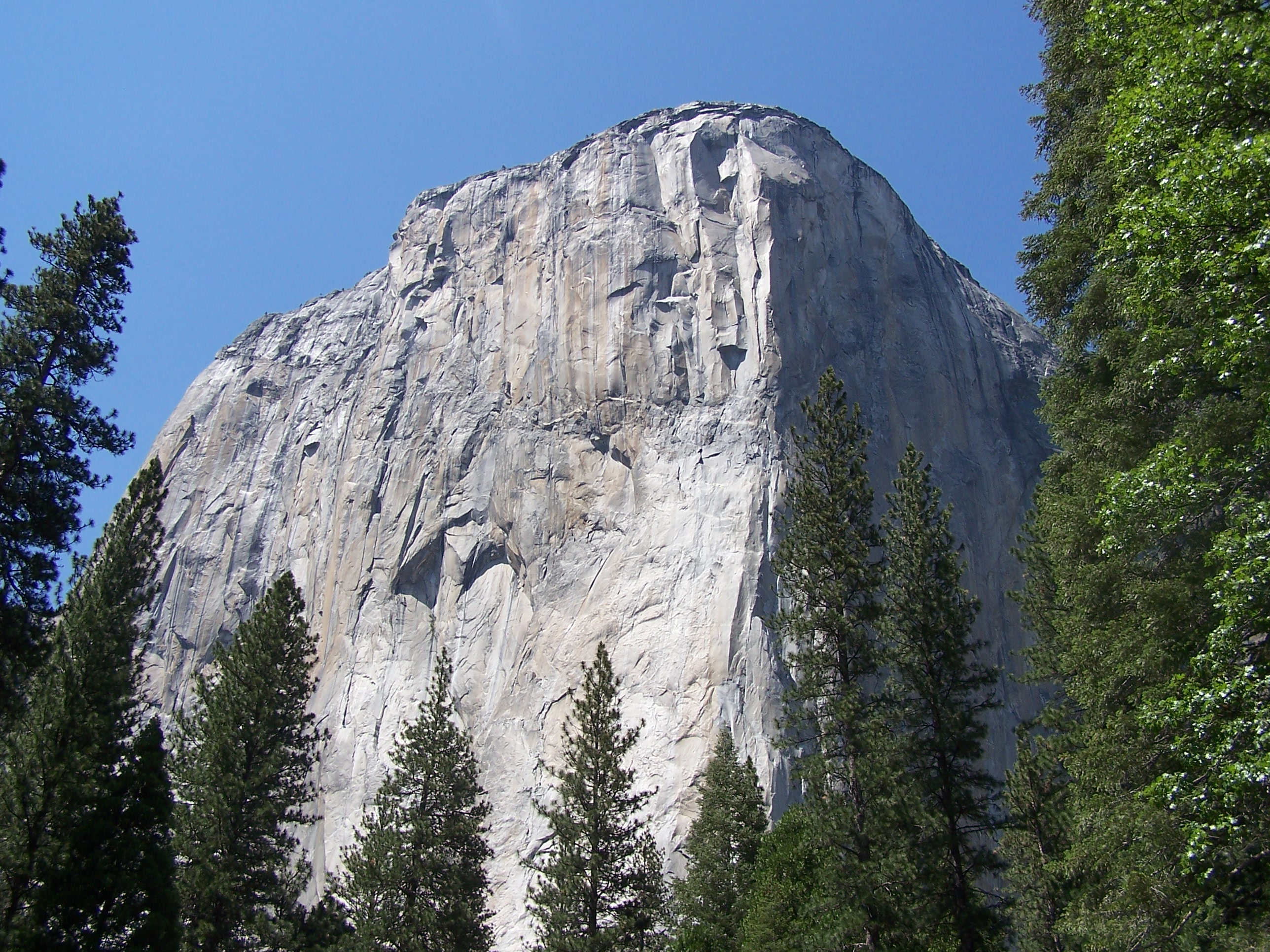 El Capitan in the Yosemite Valley.
