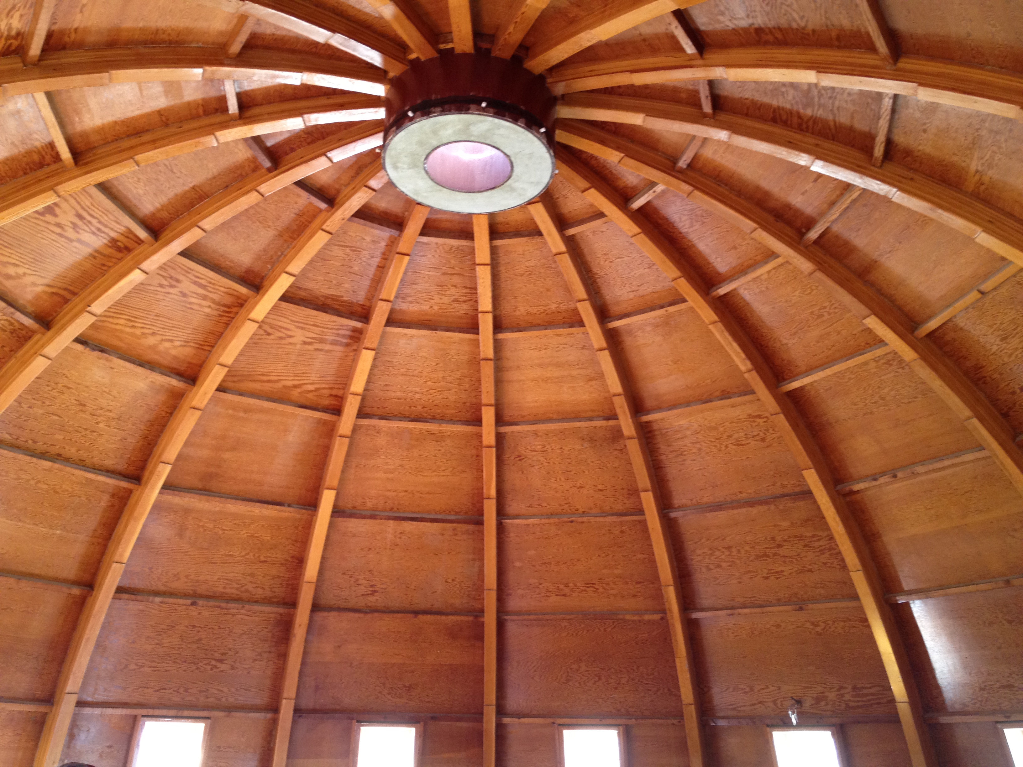 Ceiling of The Integratron in January, 2012.