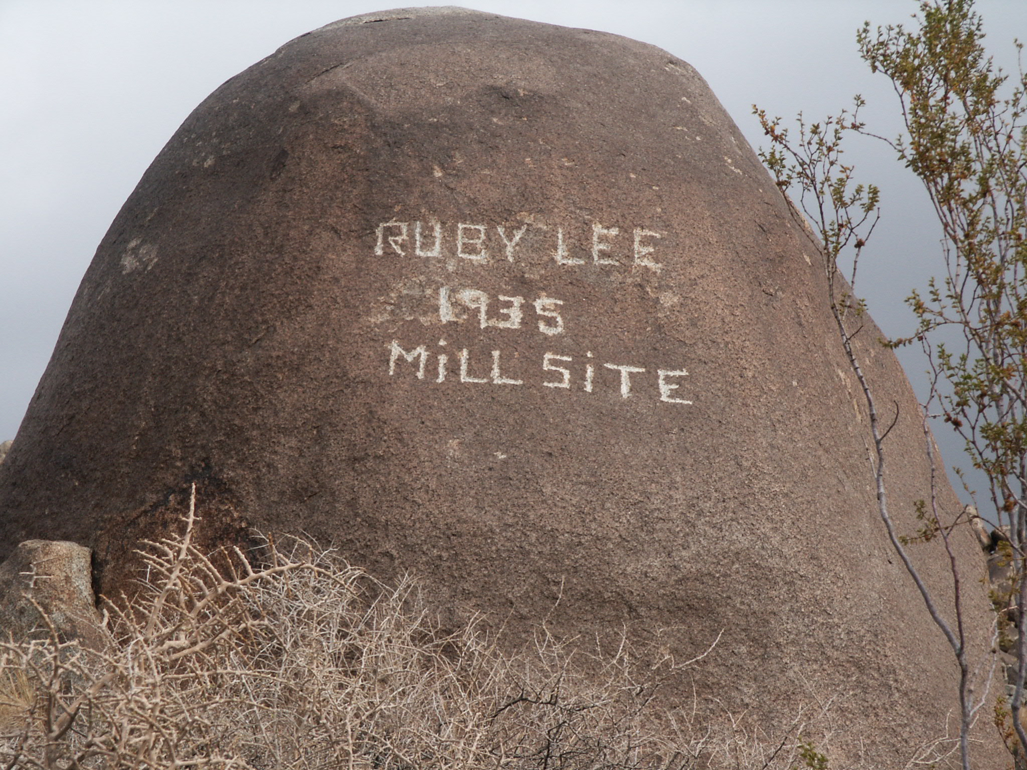 ruby lee mill site rock