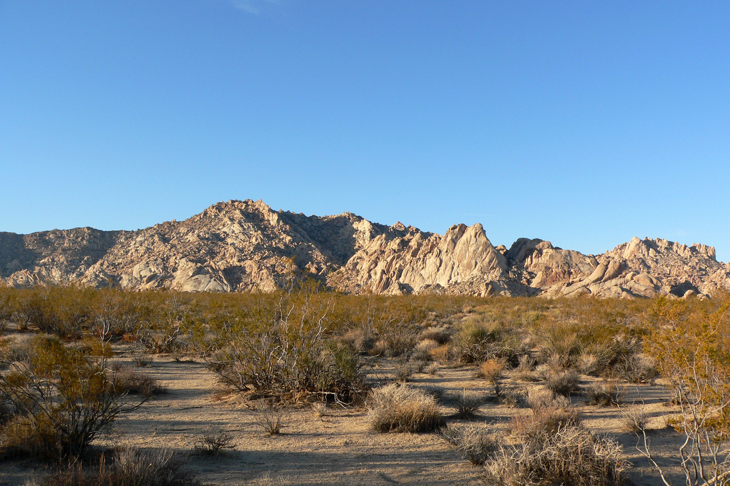 Granite Mountains from Kelbaker Road, Mojave National Preserve, southern California