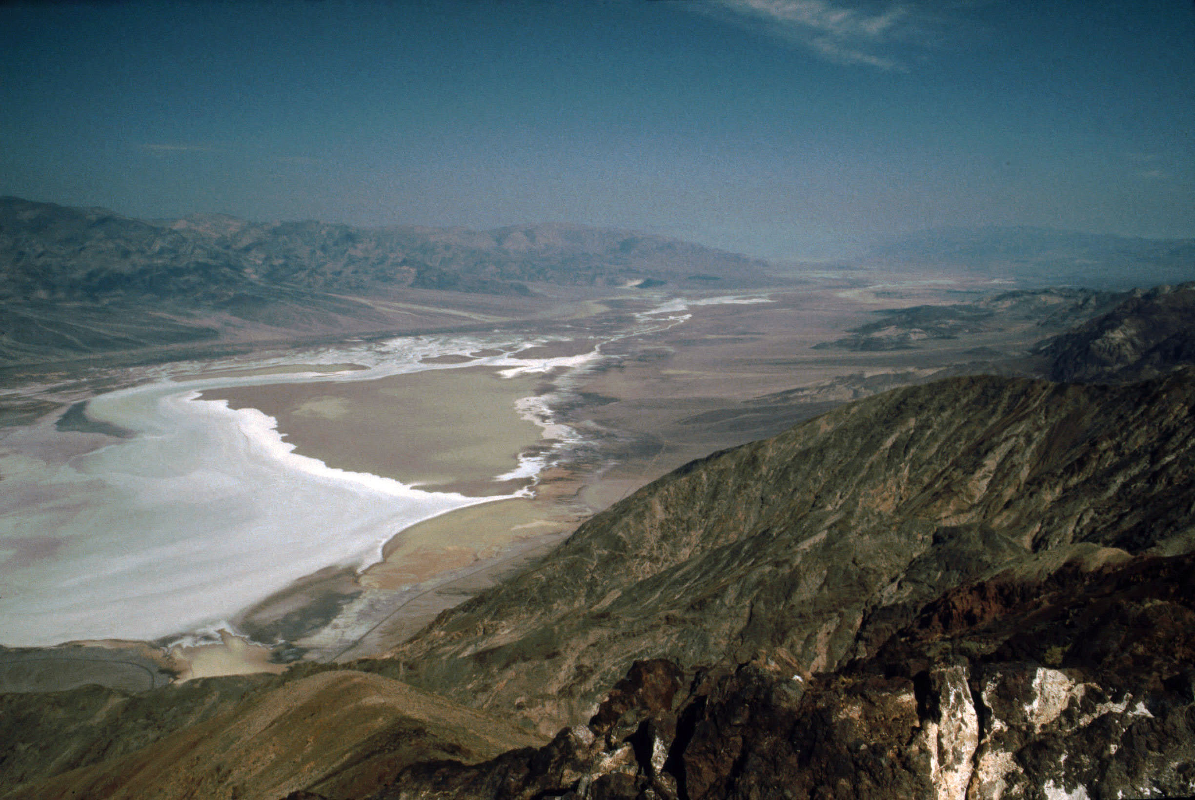 Death Valley,Dante's View,Salt shoreline