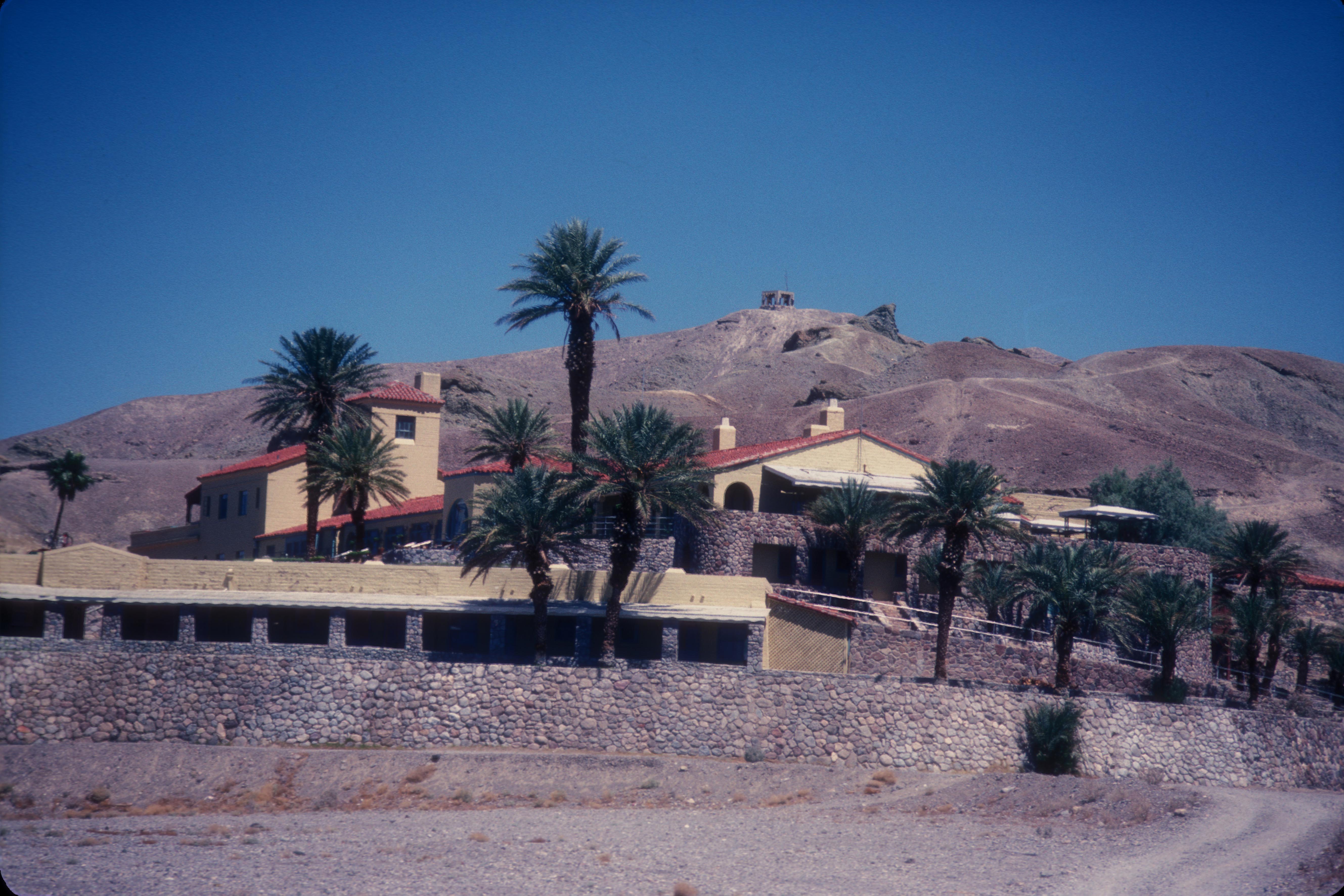 FURNACE CREEK INN - STARTED BACK IN THE 1880'S AS A FOOD SOURCE FOR  THE MULE TEAMS HAULING OUT BORAX FROM HARMONY BORAX WORKS