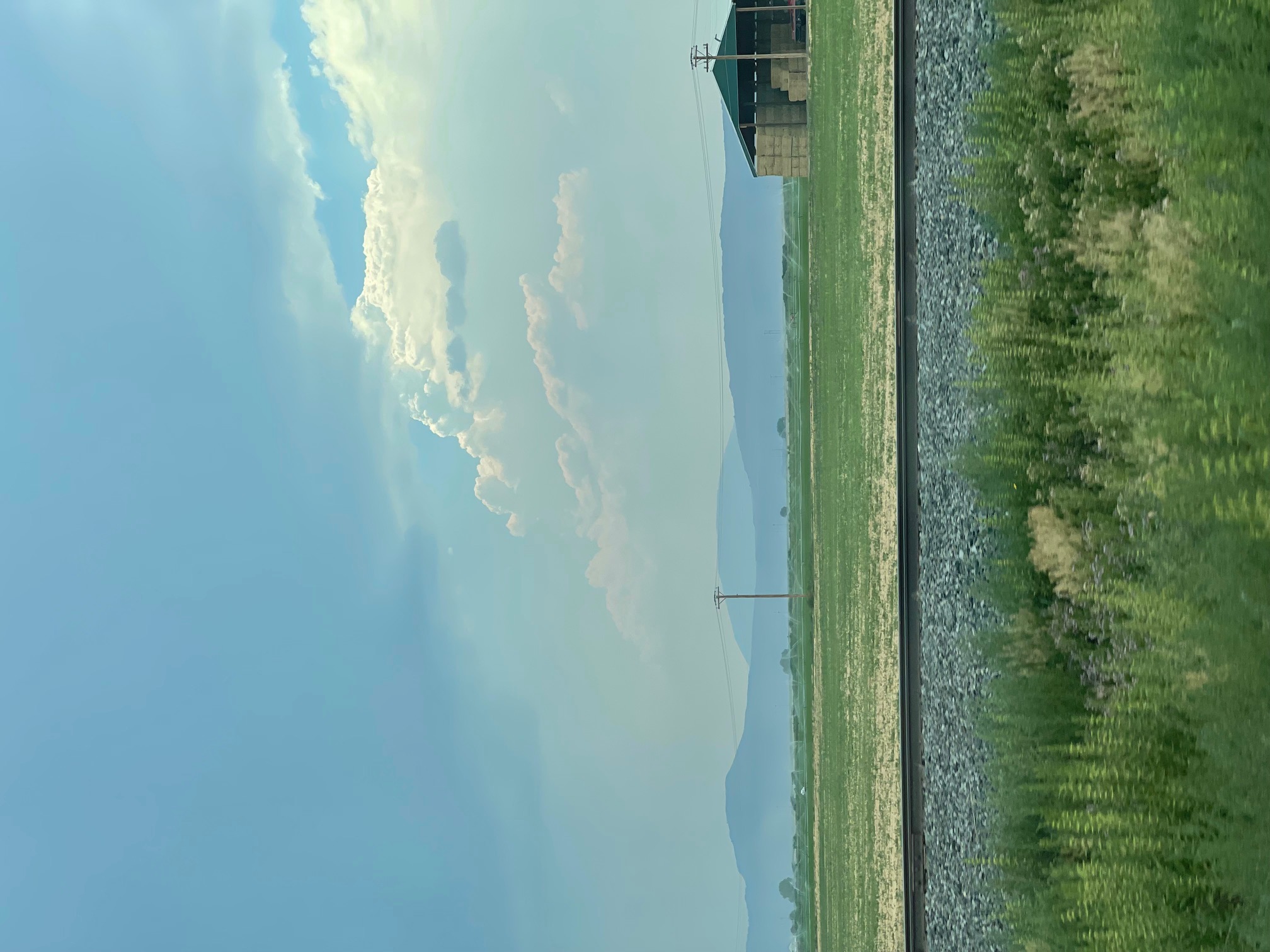 A pyrocumulonimbus cloud generated from the McKinney Fire on July 31, 2022, as viewed from around Tulelake, CA