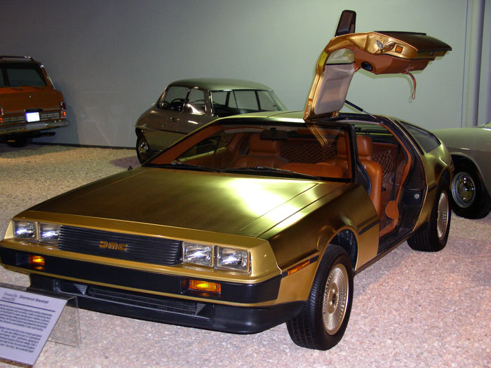1981 24 karat gold plated DeLorean.

William F Harrah Foundation National Automobile Museum in Reno, Nevada.