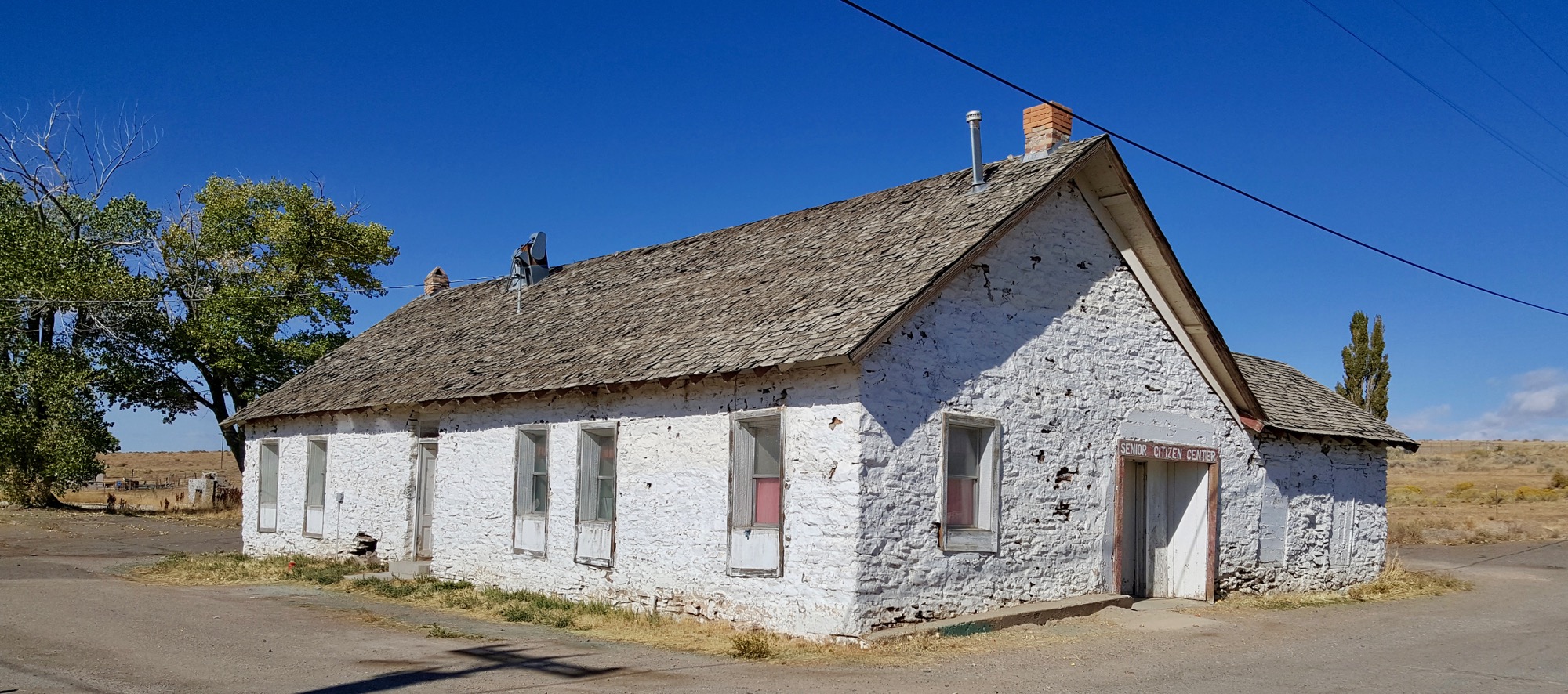 Fort McDermit Original Building, photo by John Stanton 11 Oct 2016