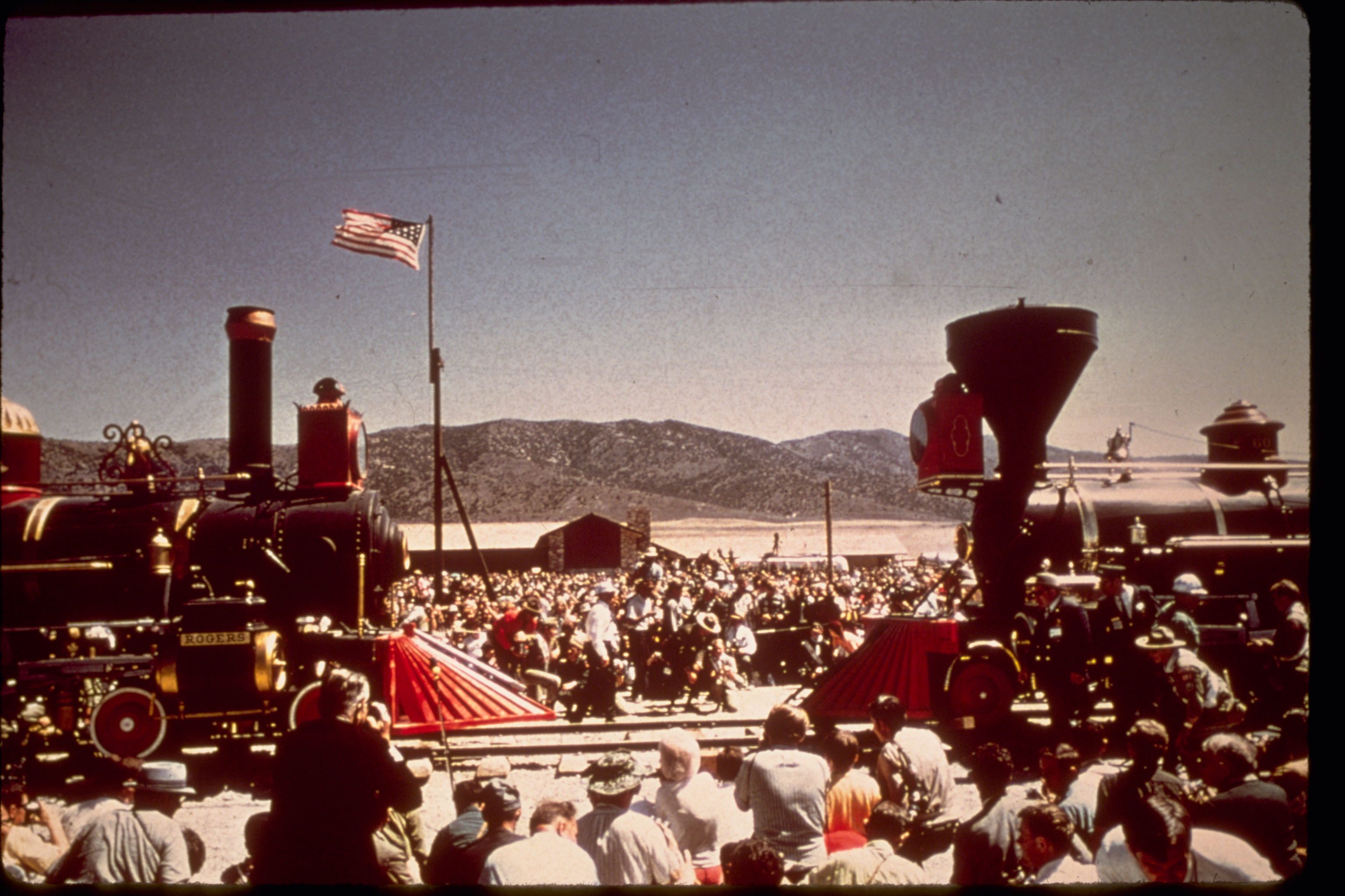 On May 10, 1869, two railroad companies, Union Pacific and Central Pacific, joined 1,776 miles of rail at Promontory Summit, Utah Territory. This event sparked unforetold consequences still reflected in our great nation today. Golden Spike National Historic Site commemorates this incredible accomplishment of the completion of this nation's first transcontinental railroad.