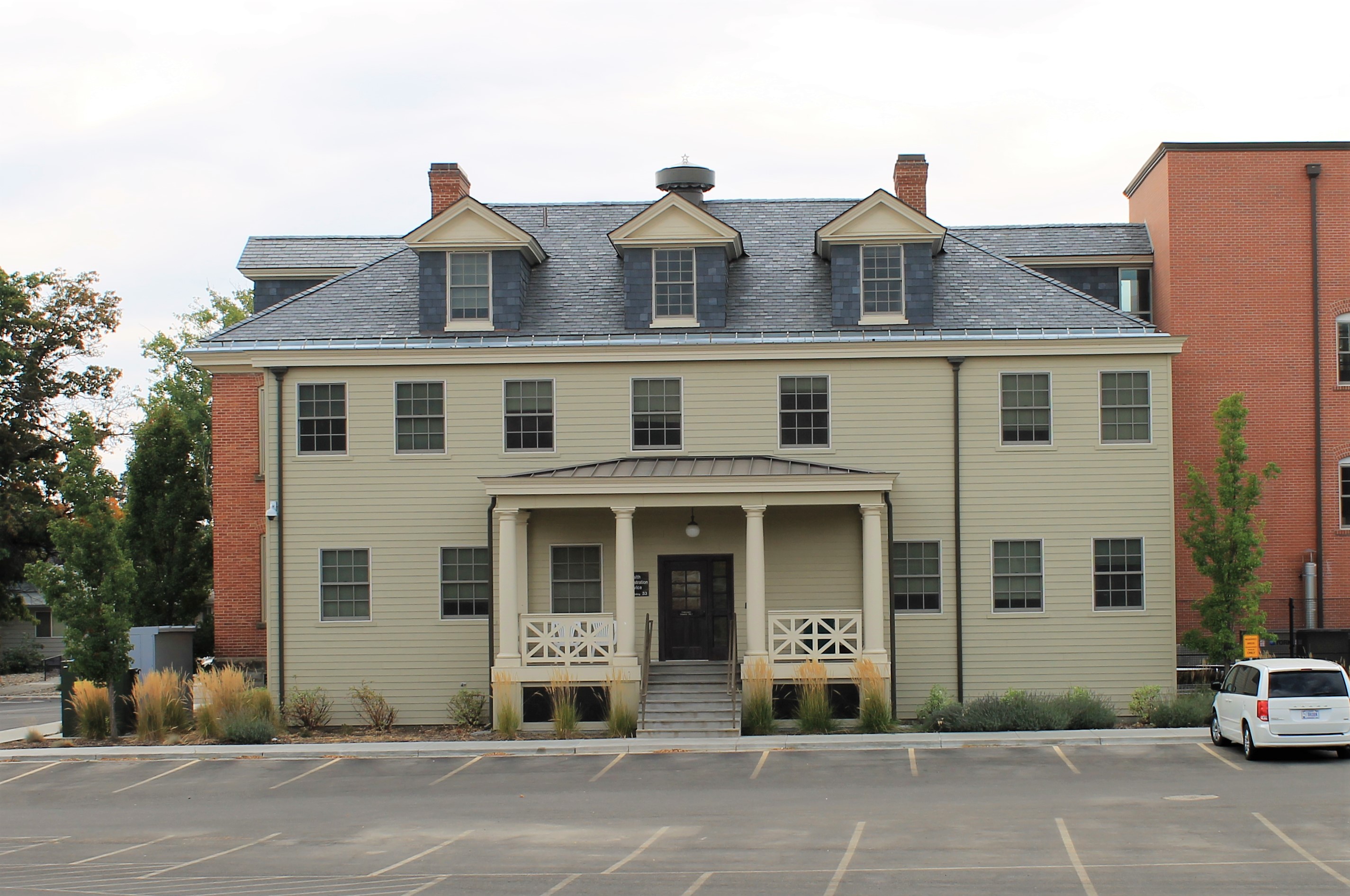 This is one building attached to New Fort Boise located in present-day Boise, Idaho.