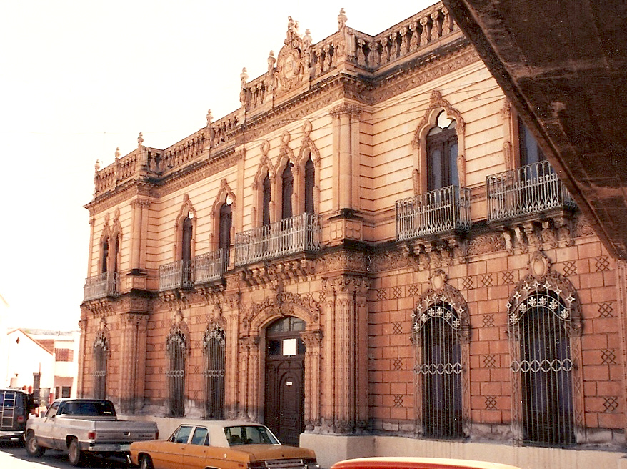 The Palacio Alvarado in Parral, Chihuahua.  Taken by me in 1992.