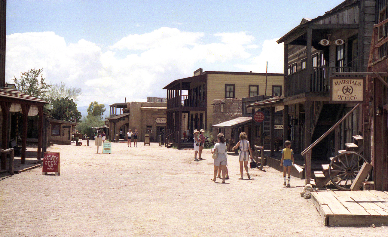 A street in Old Tucson, Arizona.