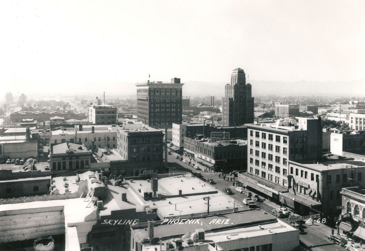 Phoenix Skyline - ca. 1940