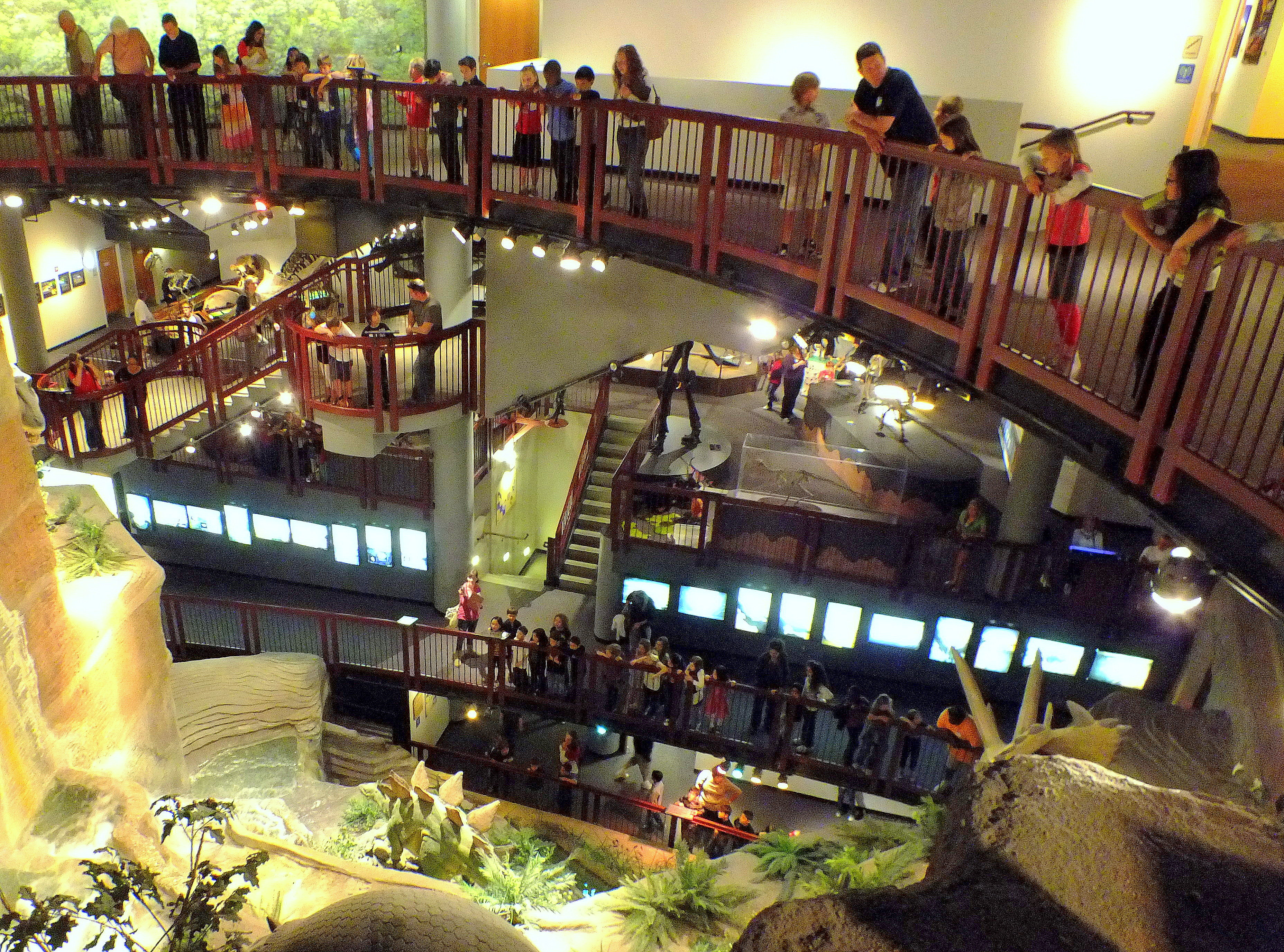 This shows all 3 levels of the museum waiting to be explored. Photo credit: Kathy Neenan