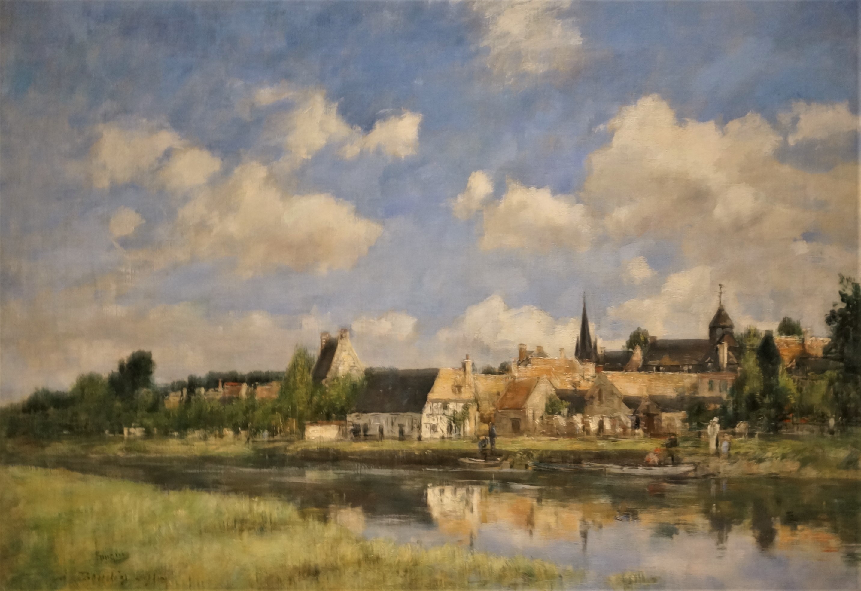 Eugene Boudin - The Old Harbor at Touques - 1891