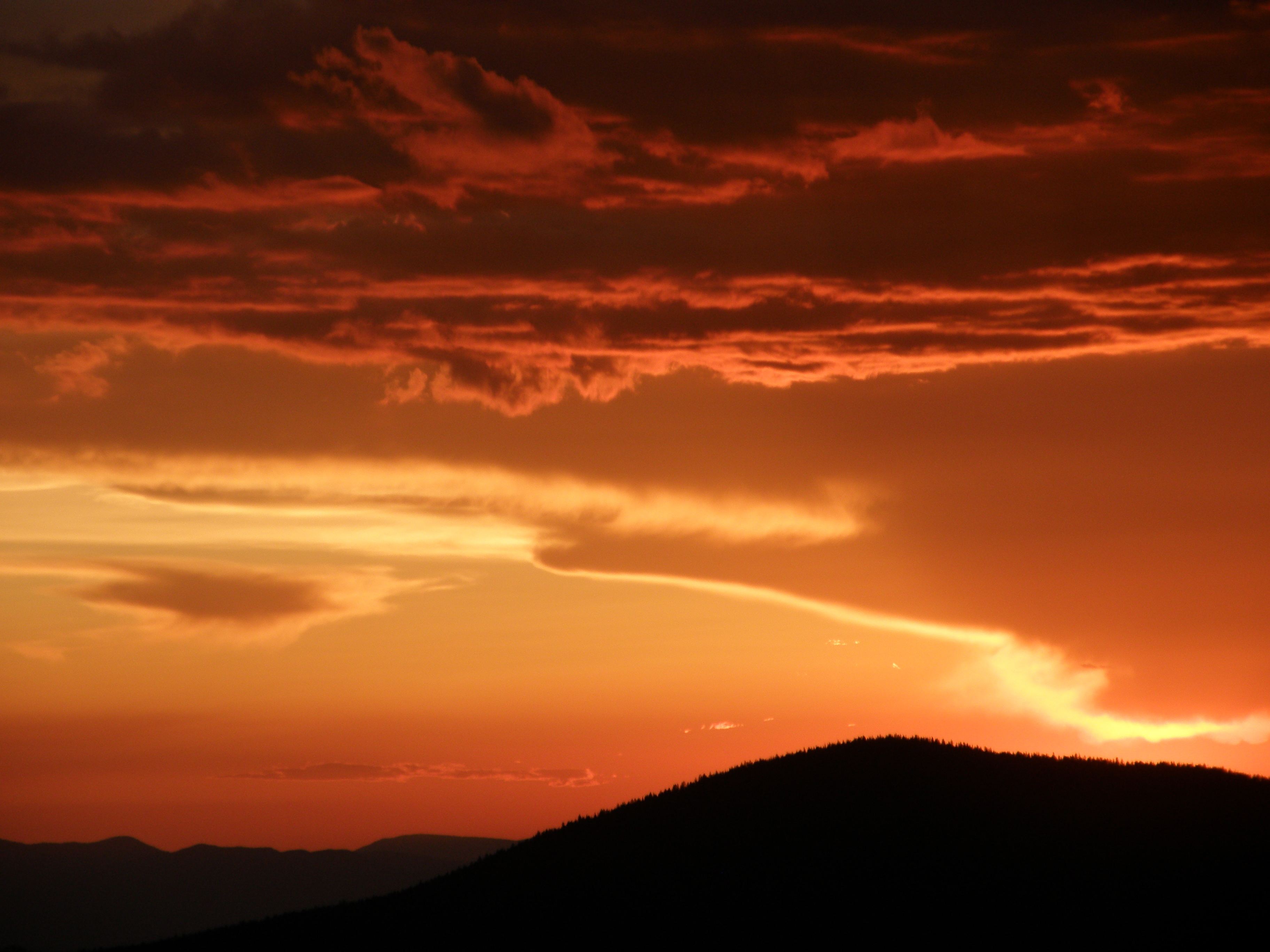 Sunset over the Gila Wilderness