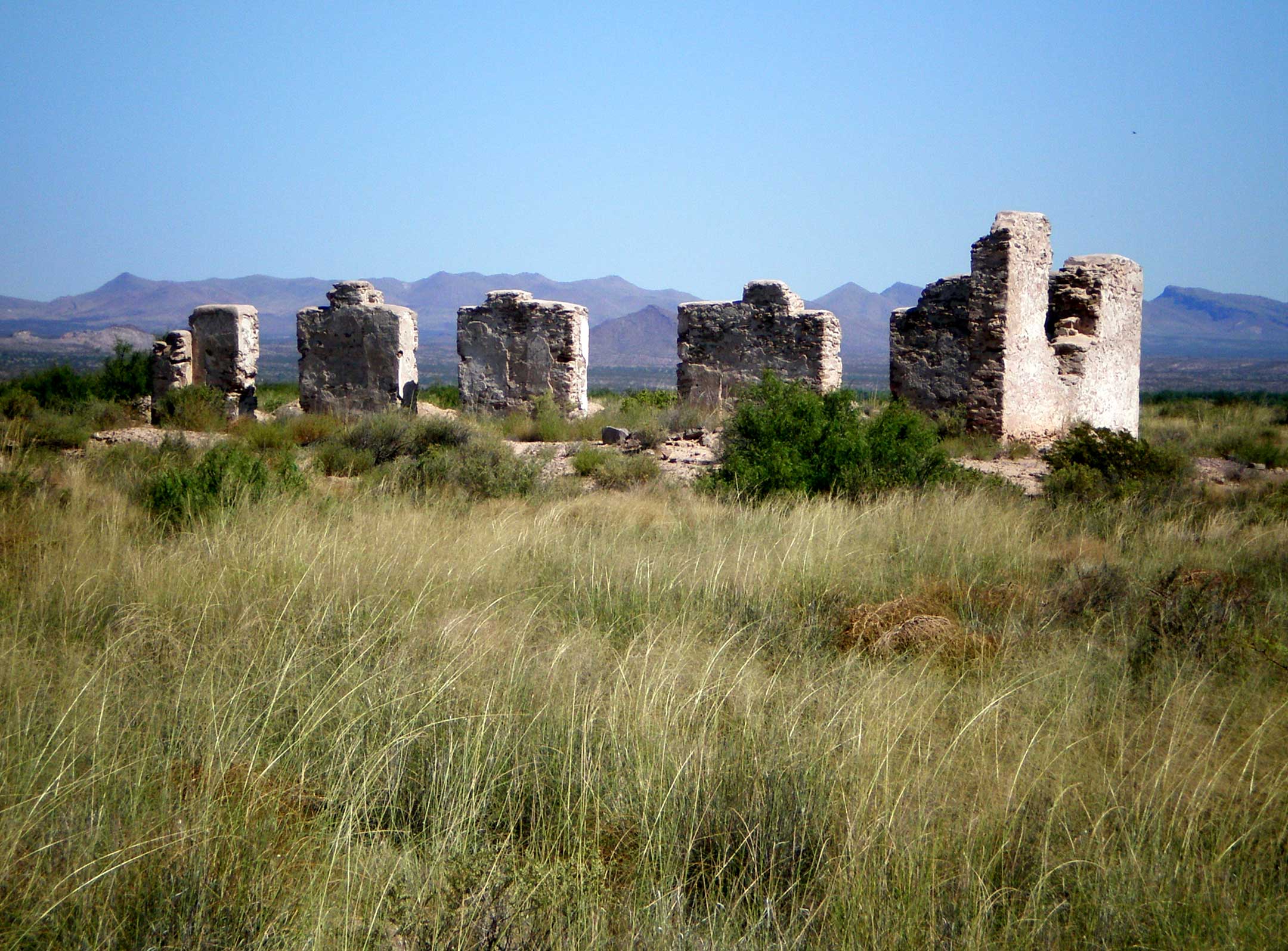 Former officers' quarters, Fort Craig, New Mexico, USA