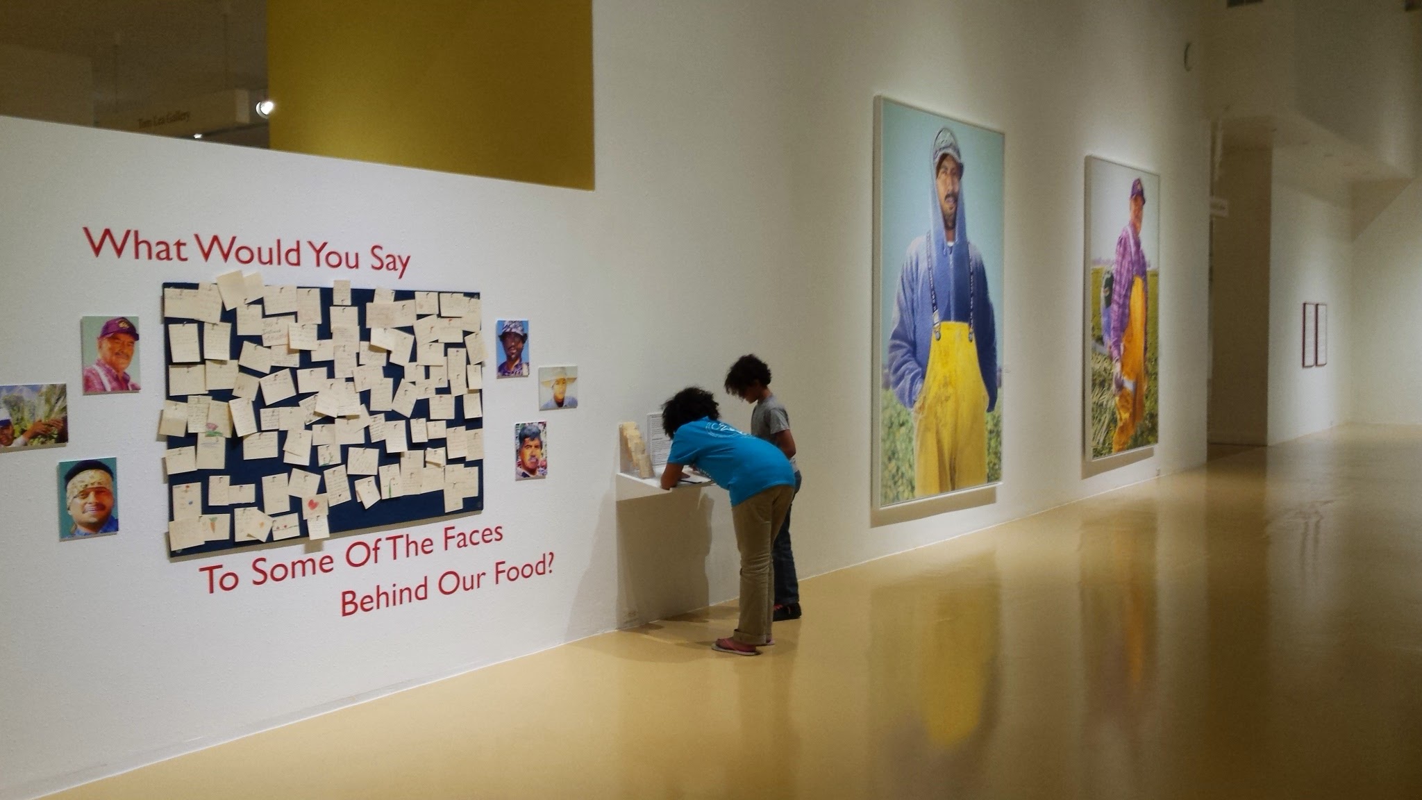 Children interacting with an exhibit at the El Paso Museum of Art in 2015.
