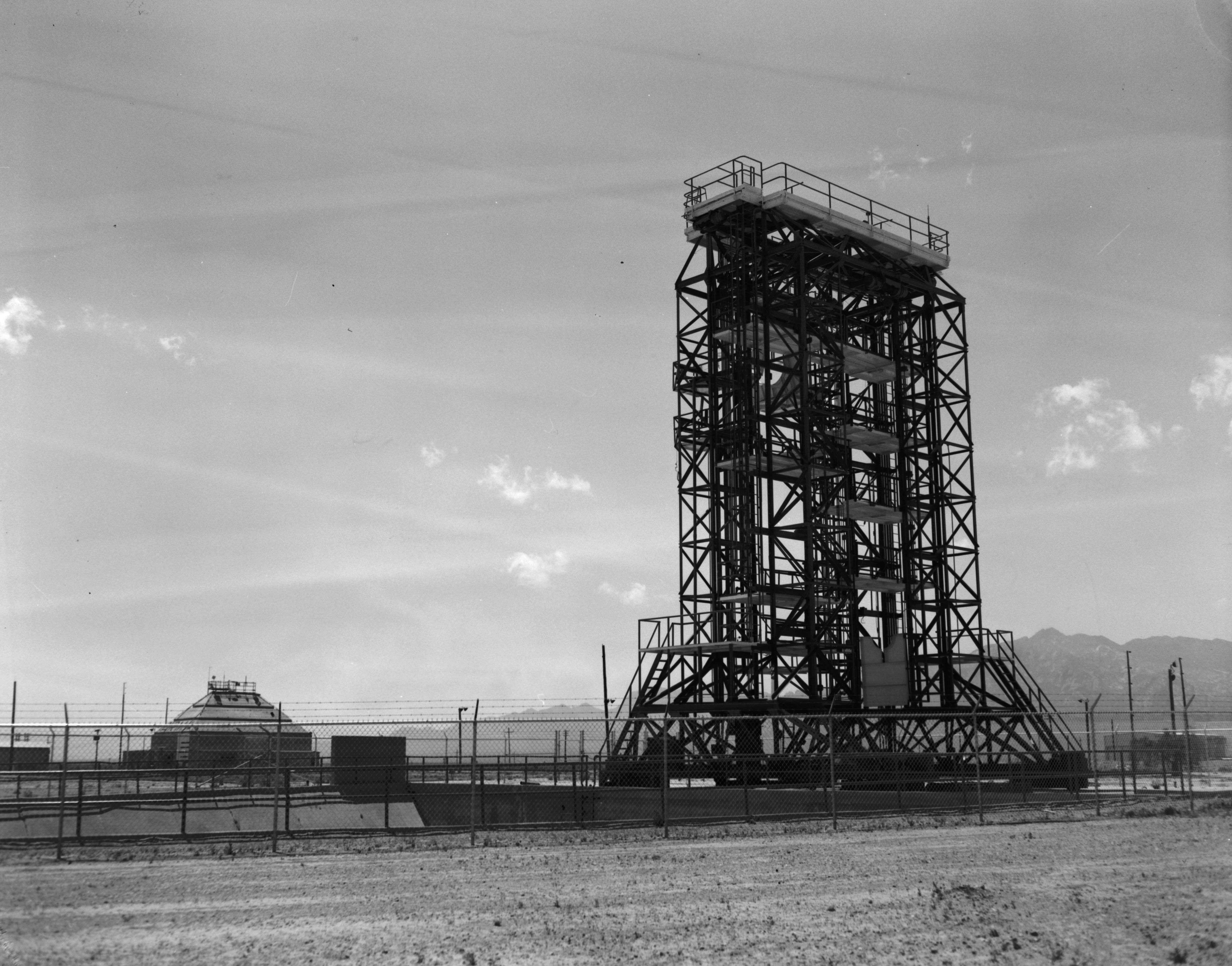 White Sands Missile Range, V-2 Rocket Facilities, Near Headquarters Area, White Sands vicinity (Dona Ana County, New Mexico)