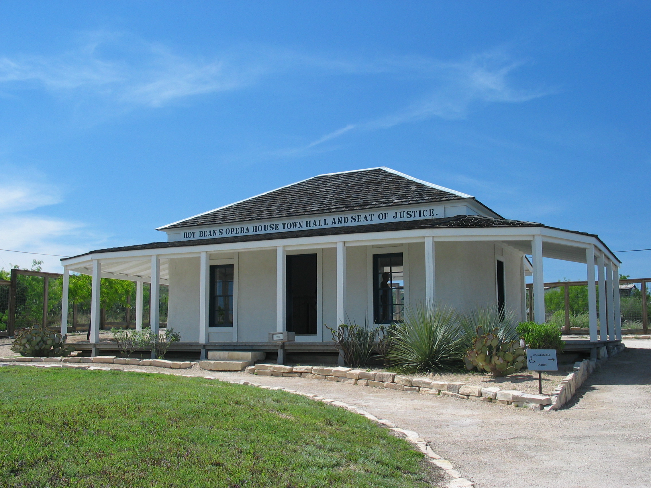 Judge Roy Bean's "Opera House".