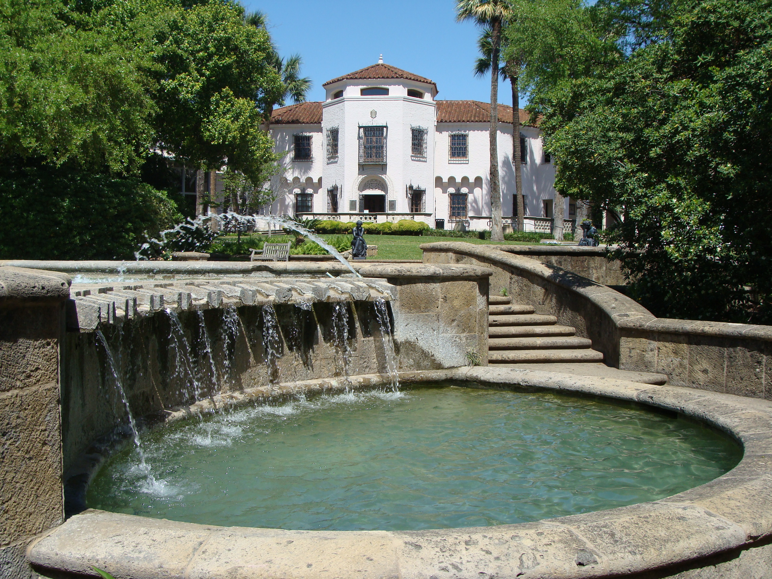 McNay Art Museum. courtyard. Commissioned in 1927. San Antonio, Texas.
