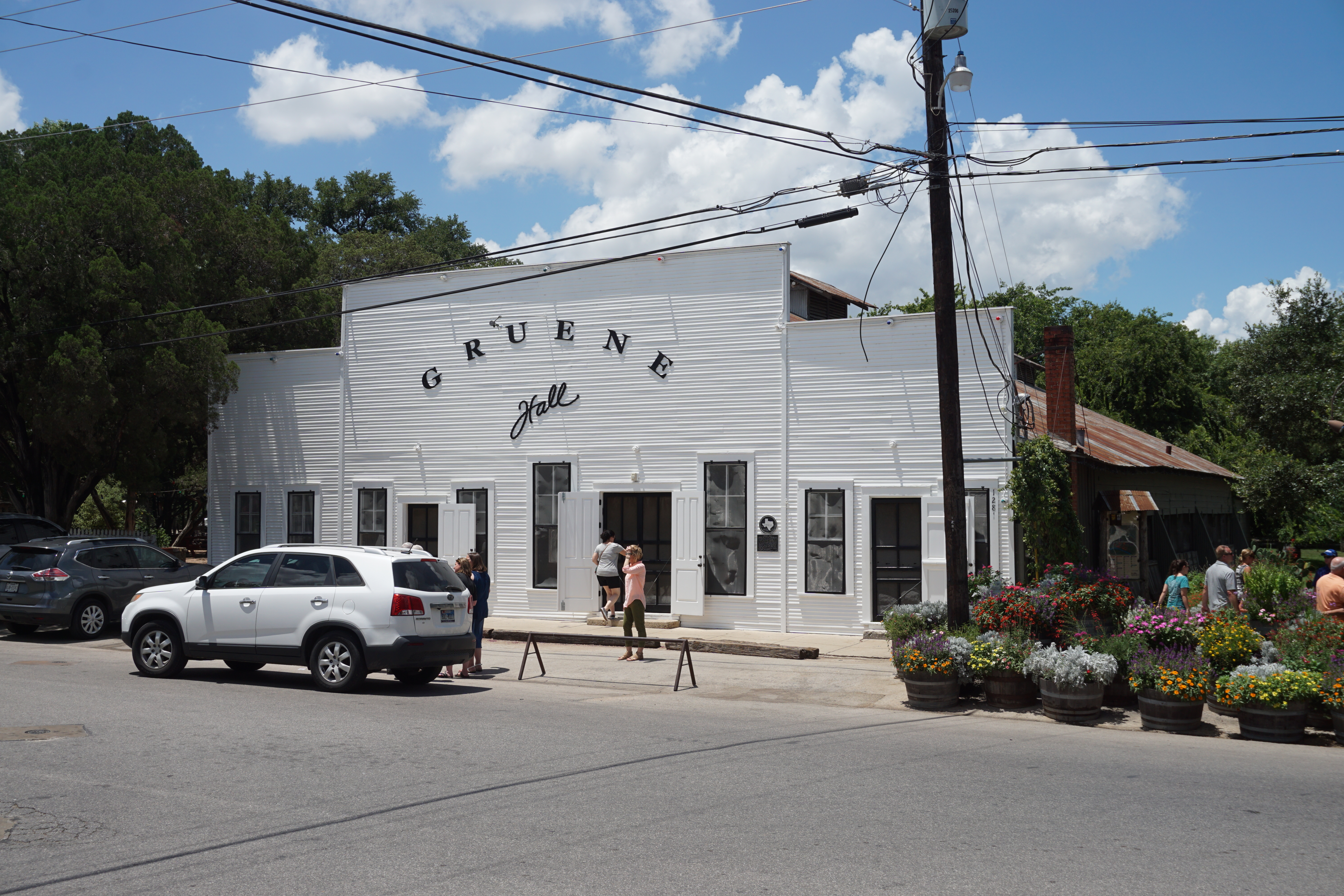 Gruene Hall in the Gruene district in New Braunfels, Texas (United States).