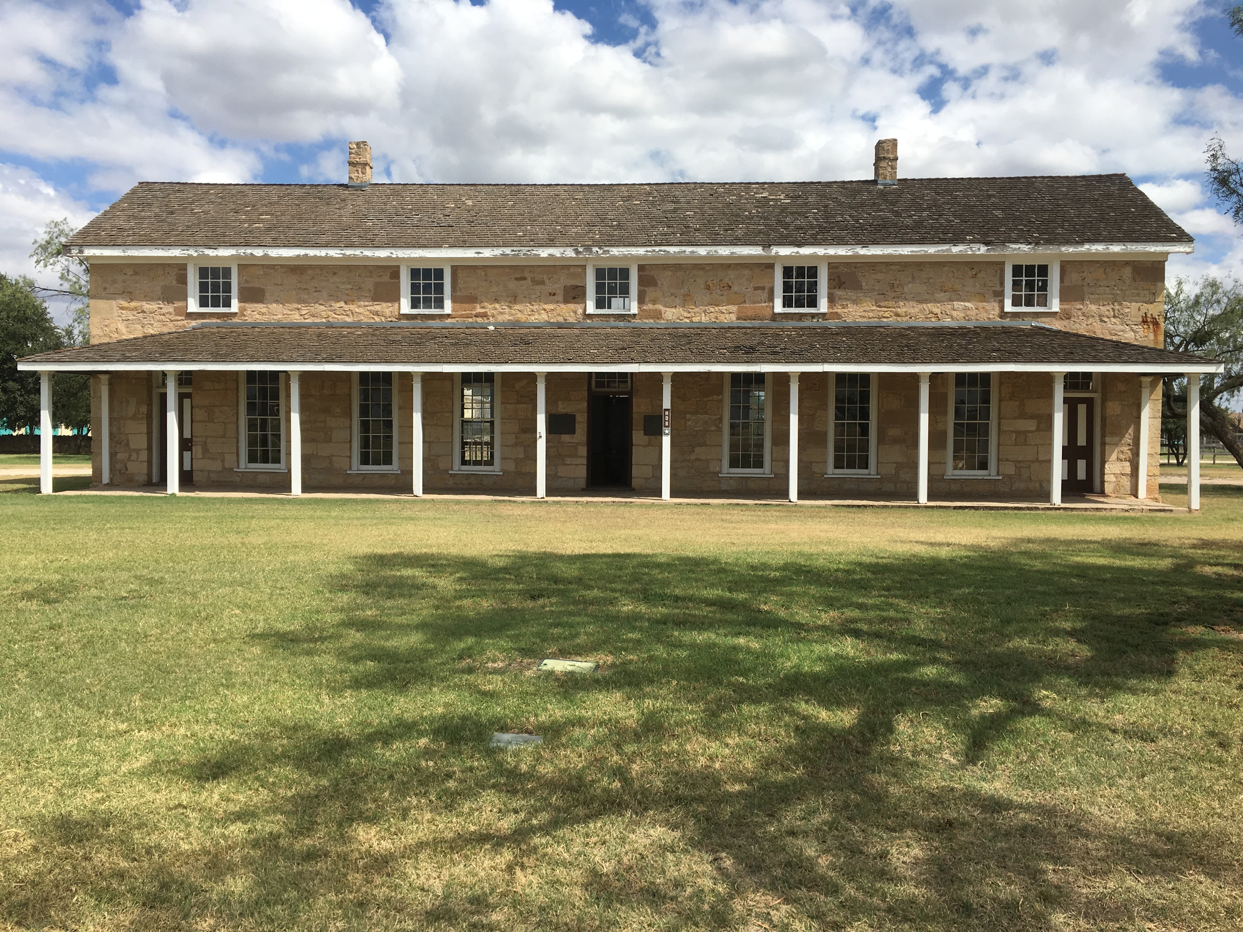 The Headquarters building of Fort Concho, in San Angelo, Texas.