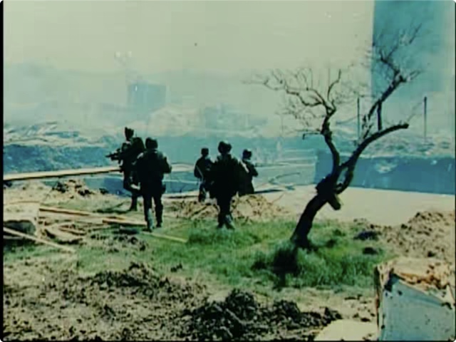 Four or five Delta Force operators described as "observers" at the Branch Davidian compound in Waco TX, after the burn down of the compound.